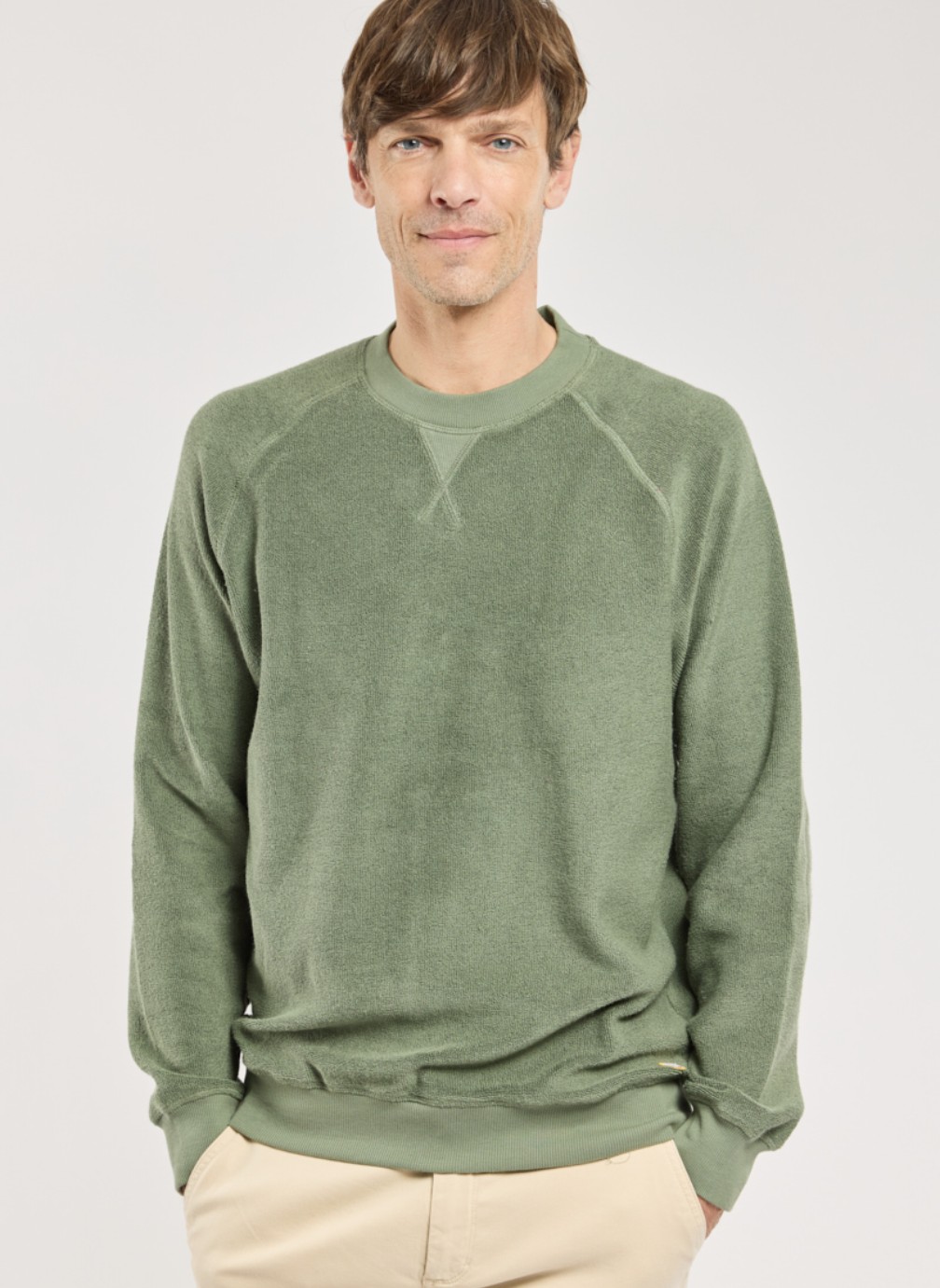 Sweats à capuche Sweat 73081 marine deep homme vert Armor Lux Sweats à capuche Sweat 73081 marine deep homme vert Vert anis