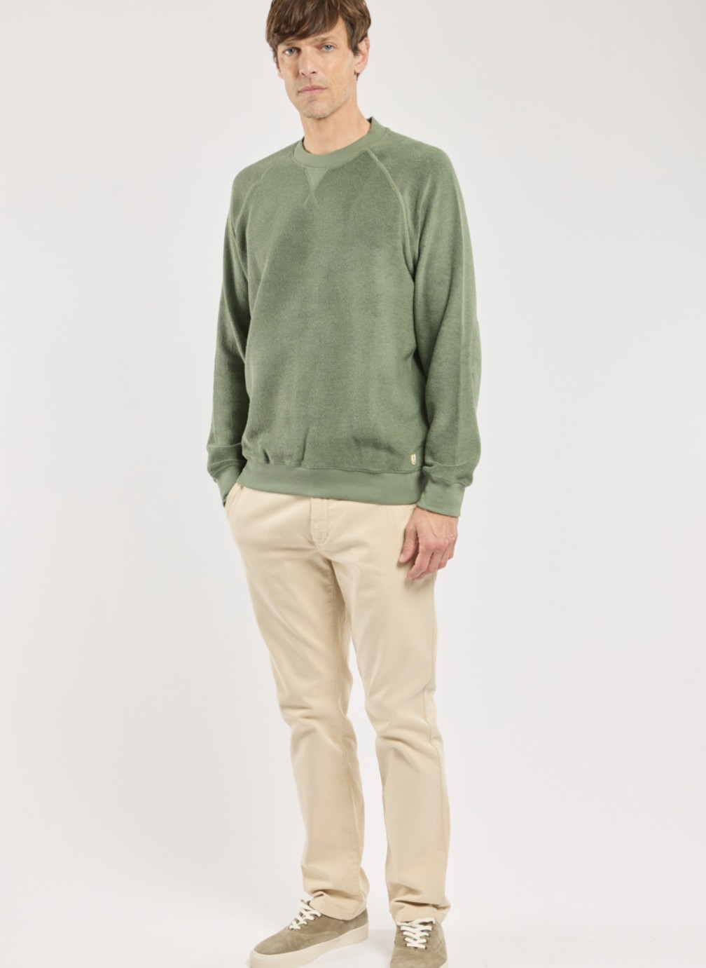 Sweats à capuche Sweat 73081 marine deep homme vert Armor Lux Sweats à capuche Sweat 73081 marine deep homme vert Vert anis