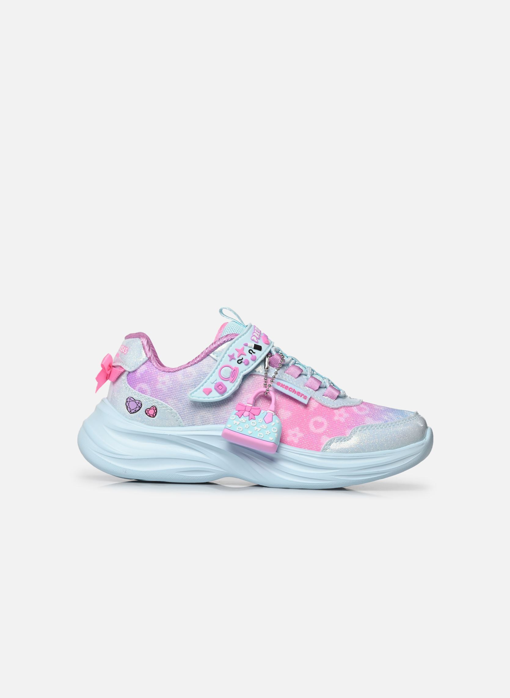 Baskets Power Jams 2.0 fille bleu Skechers Baskets Power Jams 2.0 fille bleu AQMT