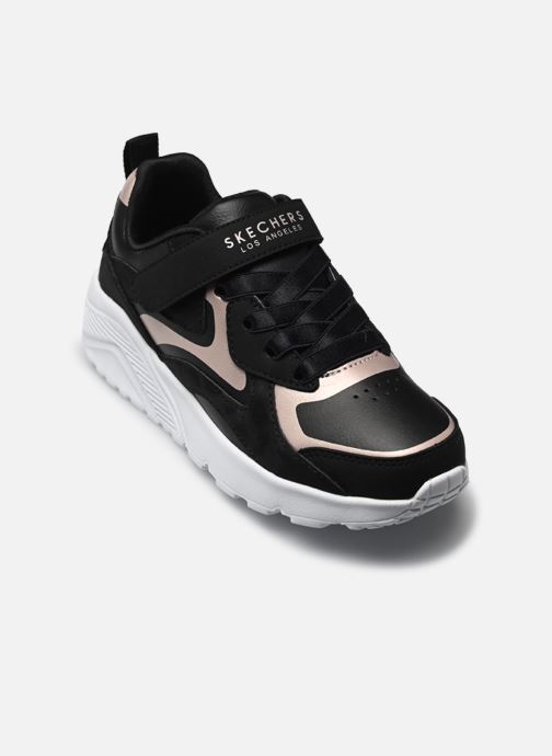 Skechers Baskets Uno Lite - Metallic Burst fille noir