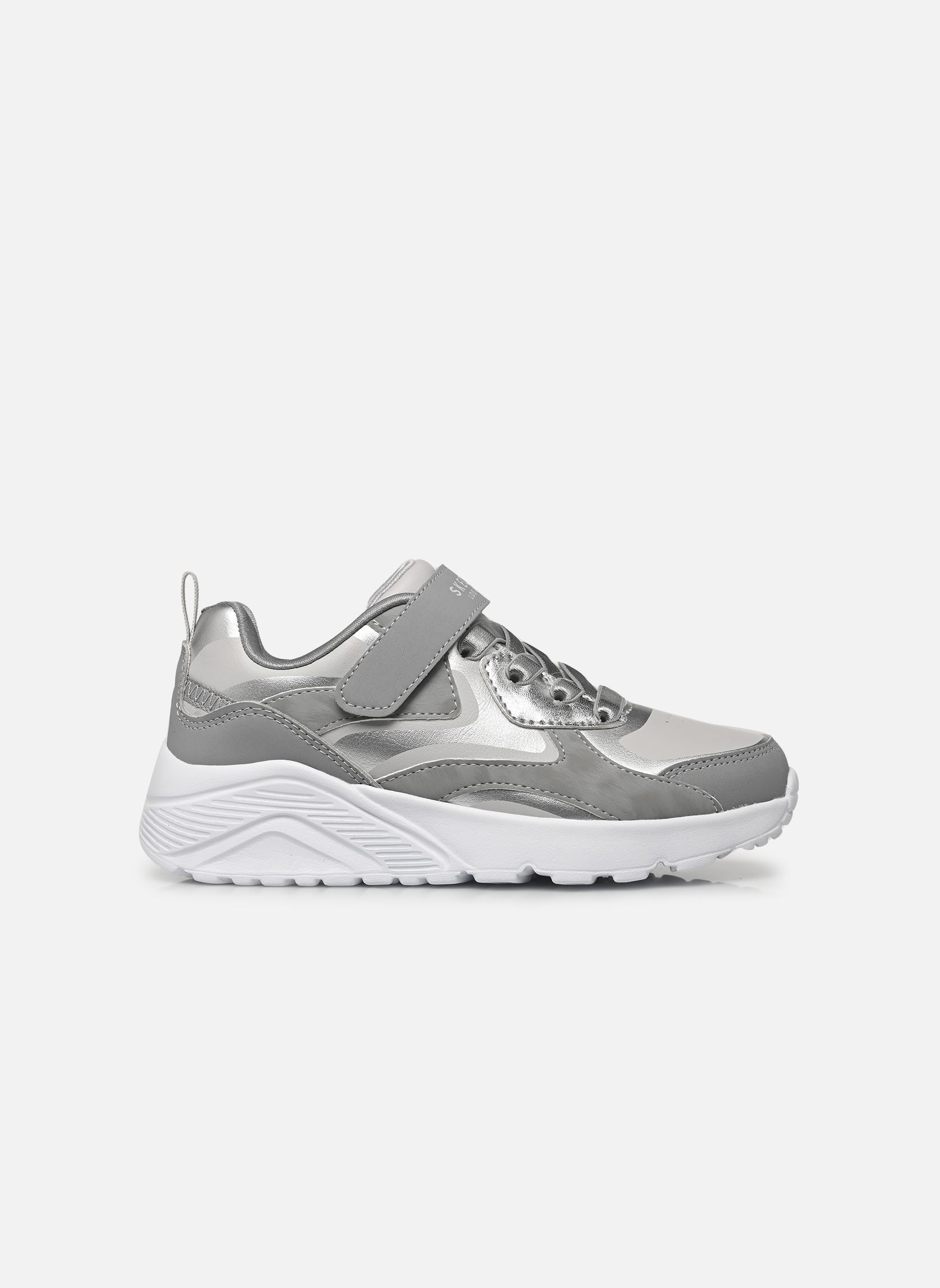 Sneakers Uno Lite - Metallic Burst meisjes zilver Skechers Sneakers Uno Lite - Metallic Burst meisjes zilver GYSL