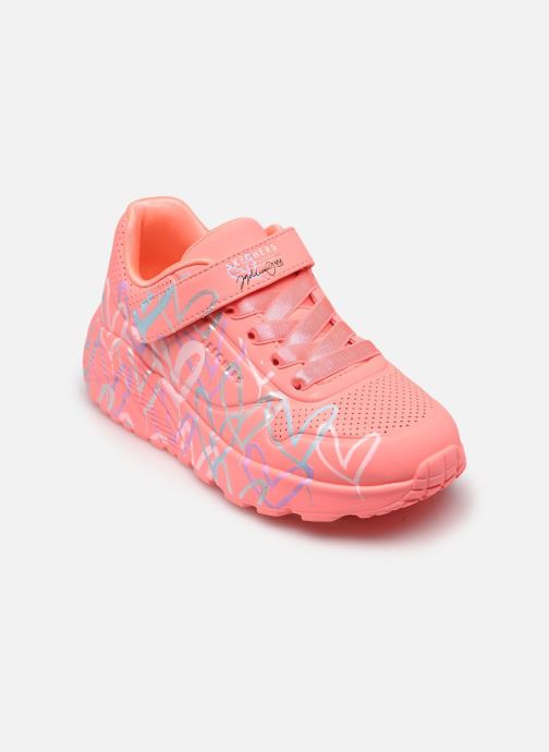 Skechers Sneakers Uno Lite - Love Levitate Goldcrown meisjes oranje