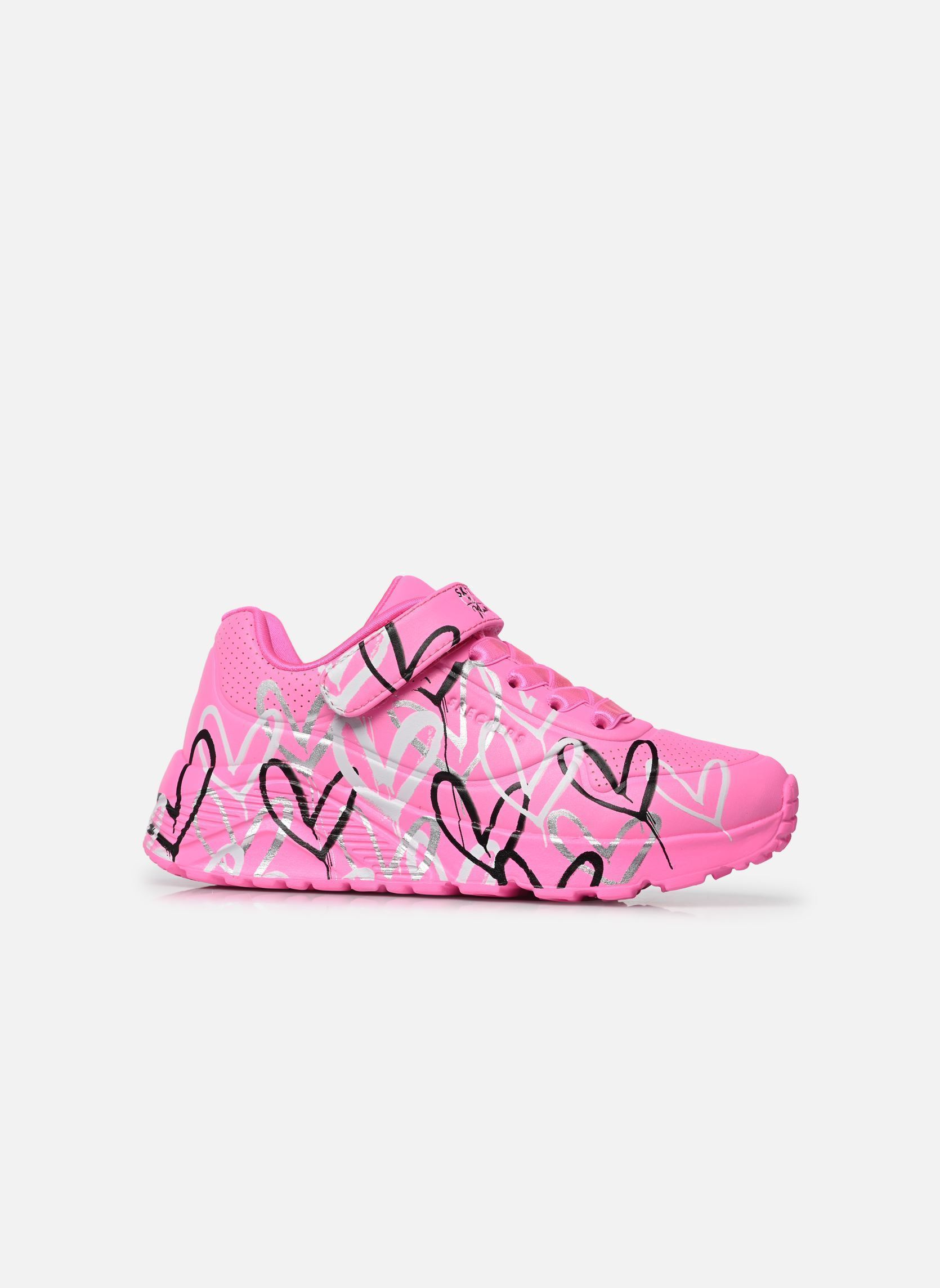 Baskets Uno Lite - Love Levitate Goldcrown fille rose Skechers Baskets Uno Lite - Love Levitate Goldcrown fille rose HPMT