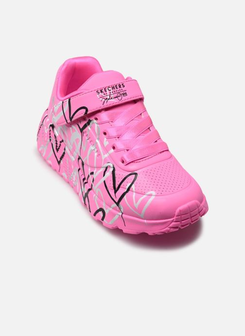 Skechers Sneakers Uno Lite - Love Levitate Goldcrown bambina rosa