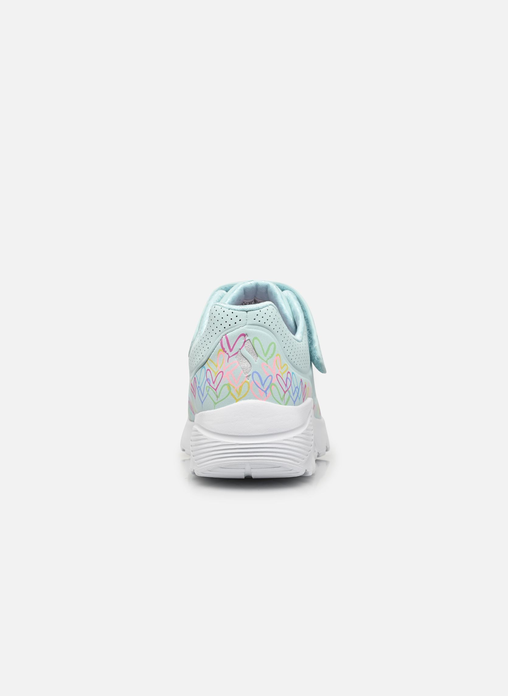 Baskets Uno Lite - Heart Craze Goldcrown fille vert Skechers Baskets Uno Lite - Heart Craze Goldcrown fille vert LBMT