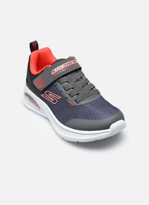 Skechers Baskets Microspec Max Advance-Squad-P garçon gris