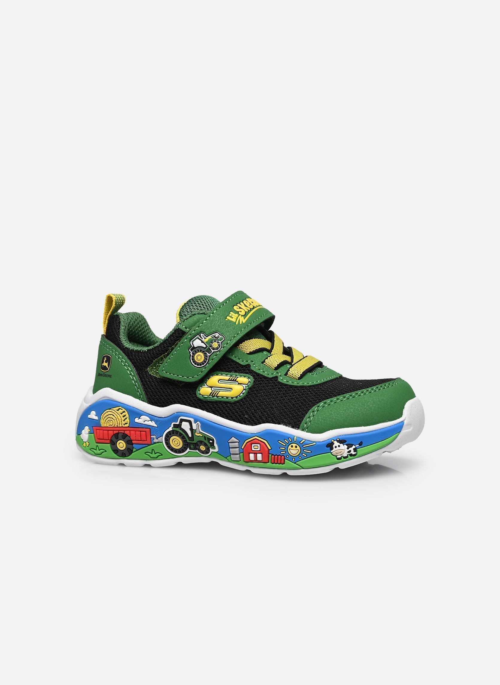 Baskets Play Scene - Barn - Squad Buddies garçon vert Skechers Baskets Play Scene - Barn - Squad Buddies garçon vert GNBK