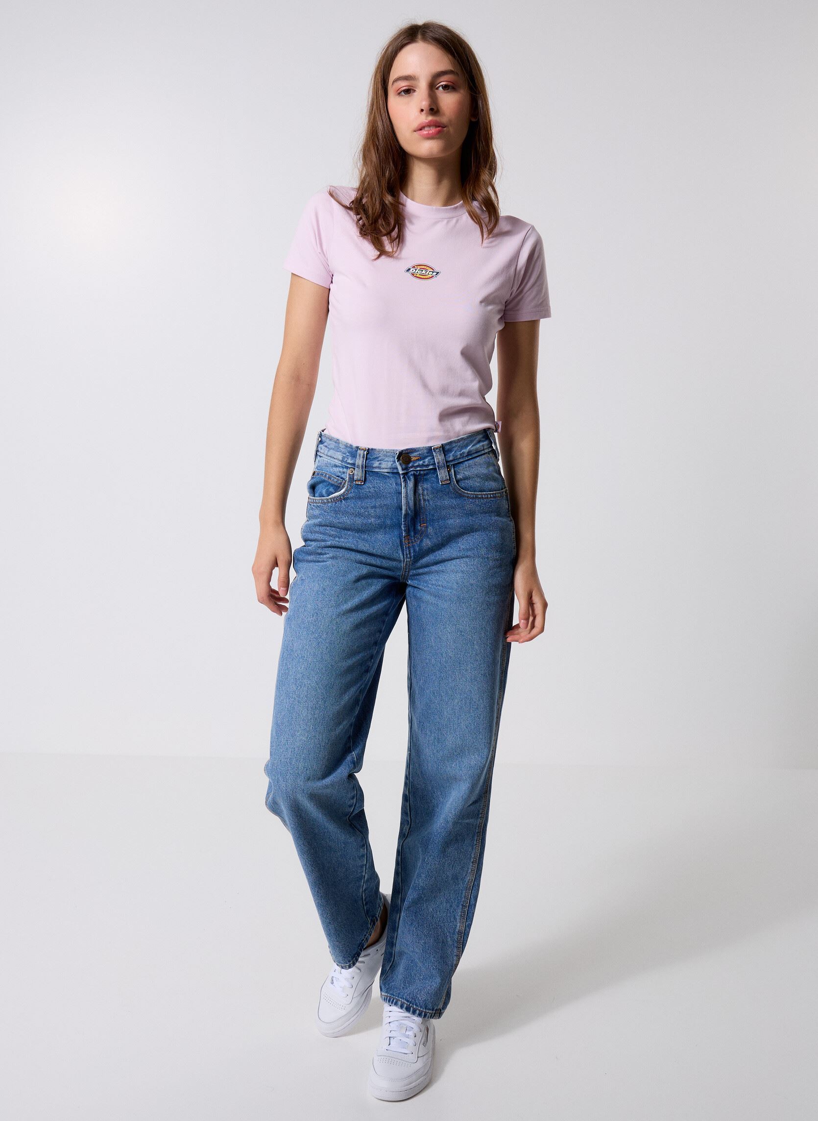 Camisetas de manga corta Maple Valley Reg Tee W mujer rosa Dickies Camisetas de manga corta Maple Valley Reg Tee W mujer rosa WINSOME ORCHID