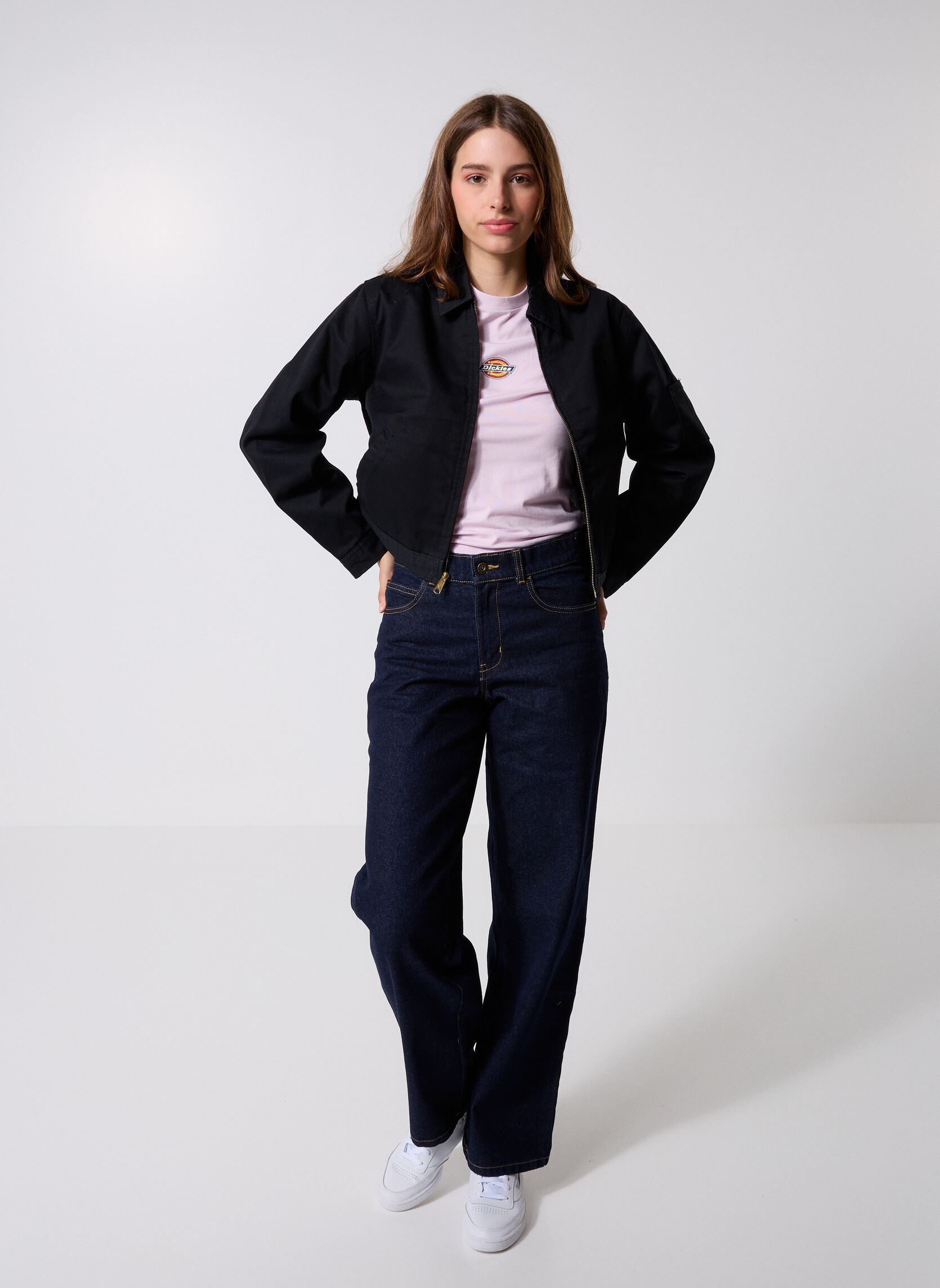 Pantalons cargo Herndon Denim W femme bleu Dickies Pantalons cargo Herndon Denim W femme bleu RINSED