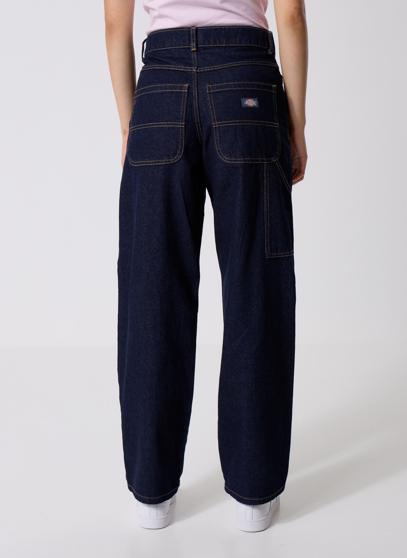 Pantalons cargo Herndon Denim W femme bleu Dickies Pantalons cargo Herndon Denim W femme bleu RINSED