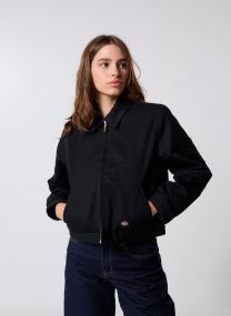 Vestes Lined Eisenhower Crop W femme noir