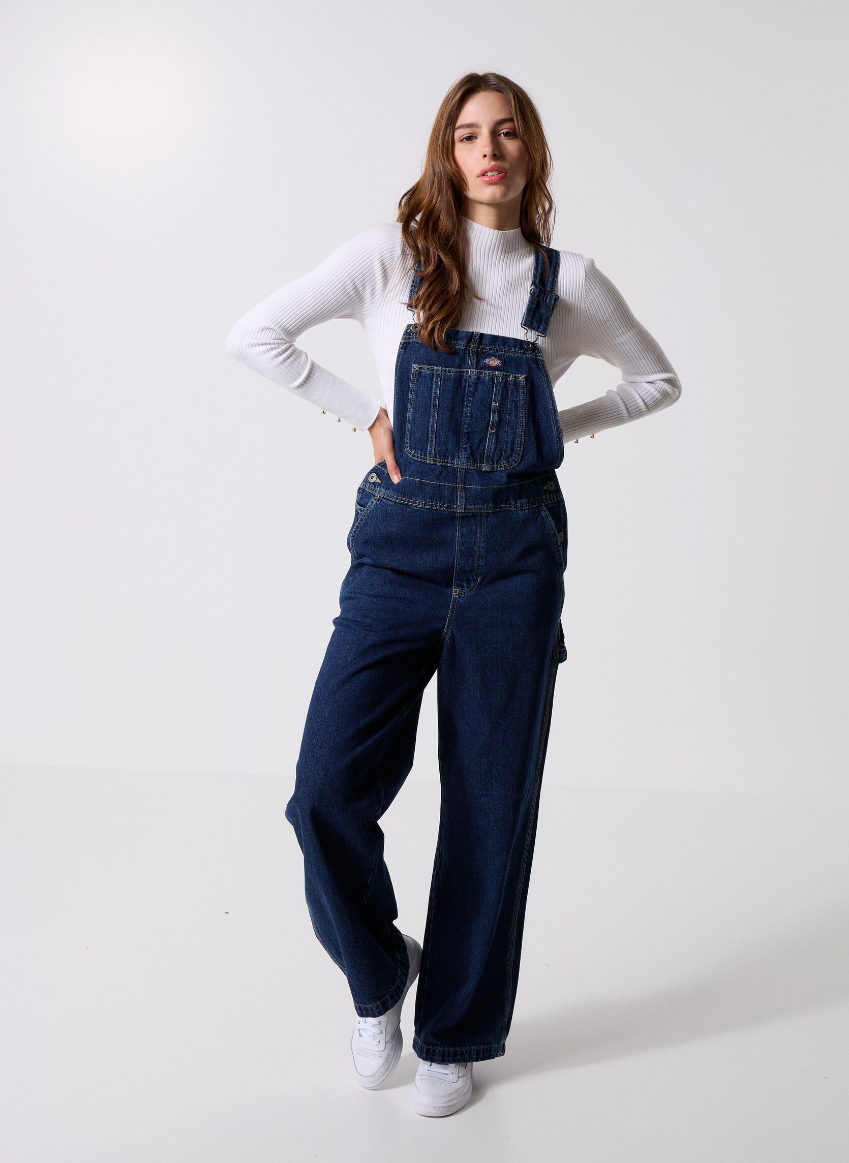 Dickies, Tuinbroek voor dames, casual stijl met rechte pijpen