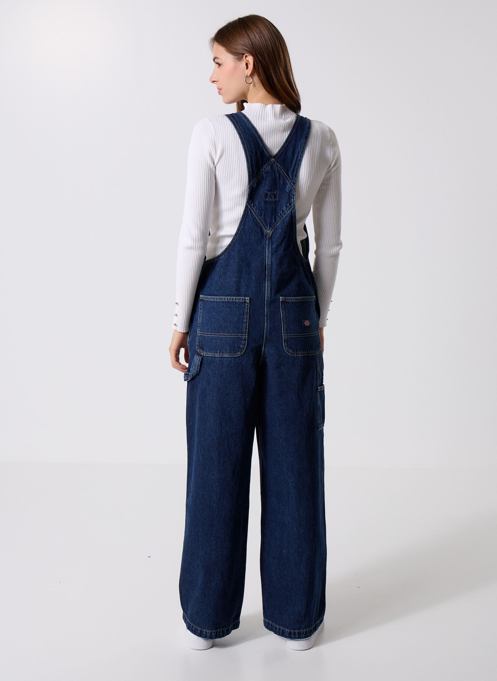 Salopettes Mechanic Bib W femme bleu Dickies Salopettes Mechanic Bib W femme bleu DARK INDIGO