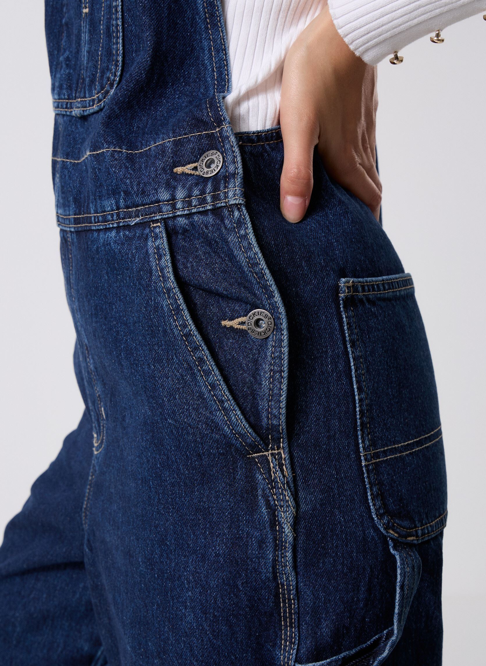 Salopettes Mechanic Bib W femme bleu Dickies Salopettes Mechanic Bib W femme bleu DARK INDIGO