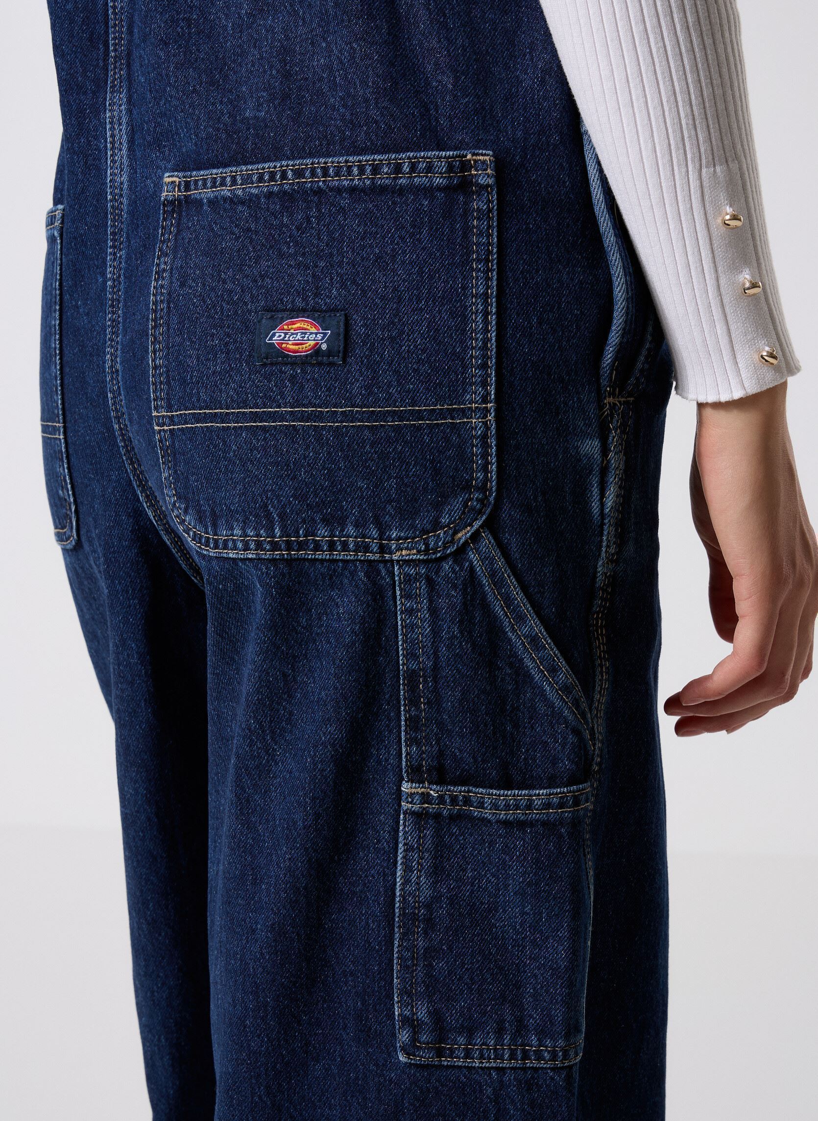 Dickies Salopette Duck Canvas DK0A4XPT Nero Regular Fit