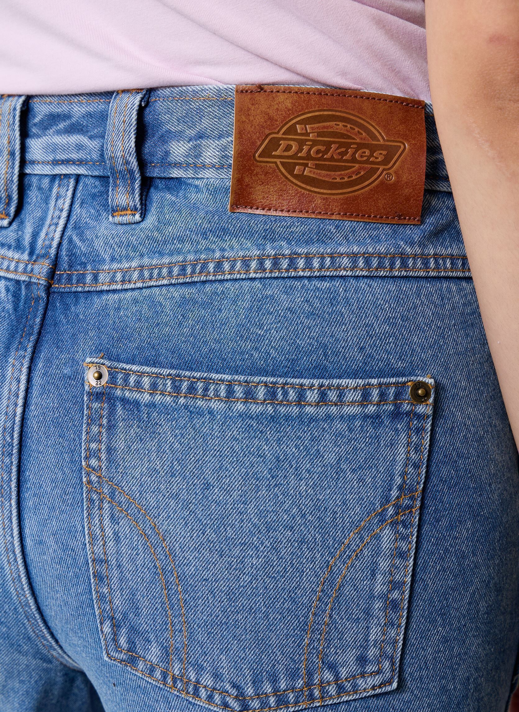 Jeans mom Farner Denim W femme bleu Dickies Jeans mom Farner Denim W femme bleu RINSED BLUE W/ FADE