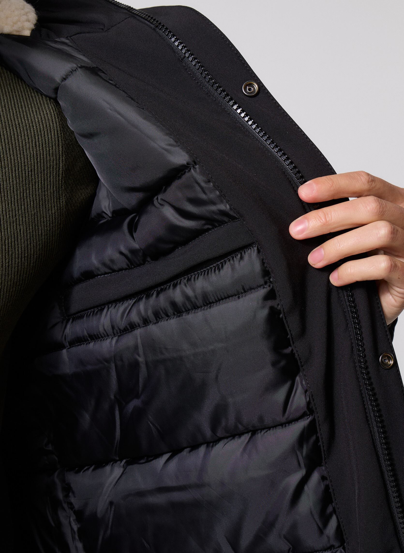 Parkas Parka Doublure Doudoune Schott ELJIN homme noir Schott Parkas Parka Doublure Doudoune Schott ELJIN homme noir BLACK