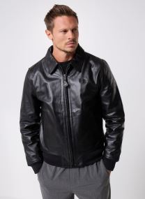 Giacche in pelle Blouson Casual Zippe Avec Rib Schott LC5 uomo nero Schott Giacche in pelle Blouson Casual Zippe Avec Rib Schott LC5 uomo nero BLACK