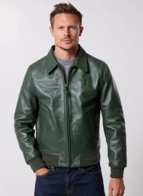 Giacche in pelle Blouson Casual Zippe Avec Rib Schott LC5 uomo nero