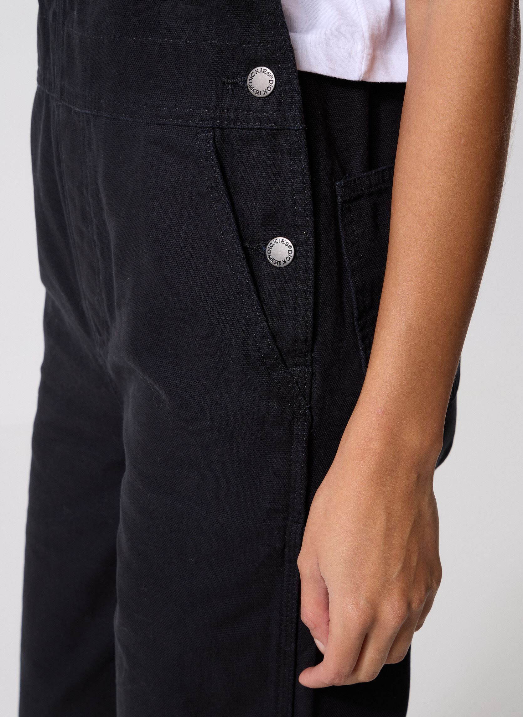 Latzhosen Canvas Bib W damen schwarz Dickies Latzhosen Canvas Bib W damen schwarz BLACK