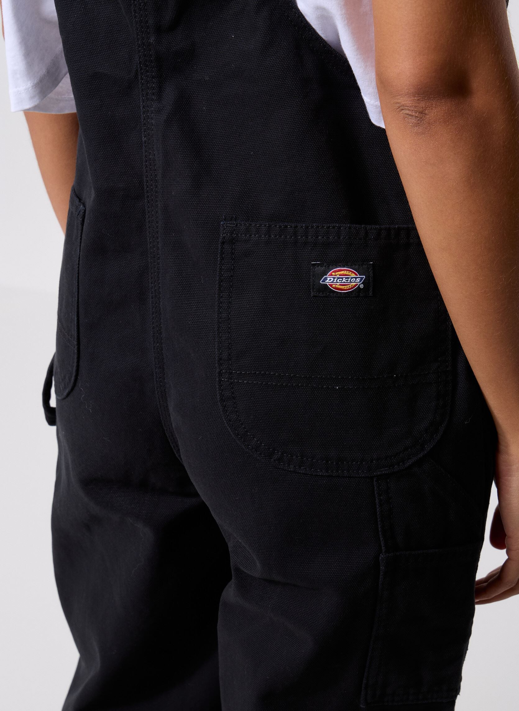 Latzhosen Canvas Bib W damen schwarz Dickies Latzhosen Canvas Bib W damen schwarz BLACK