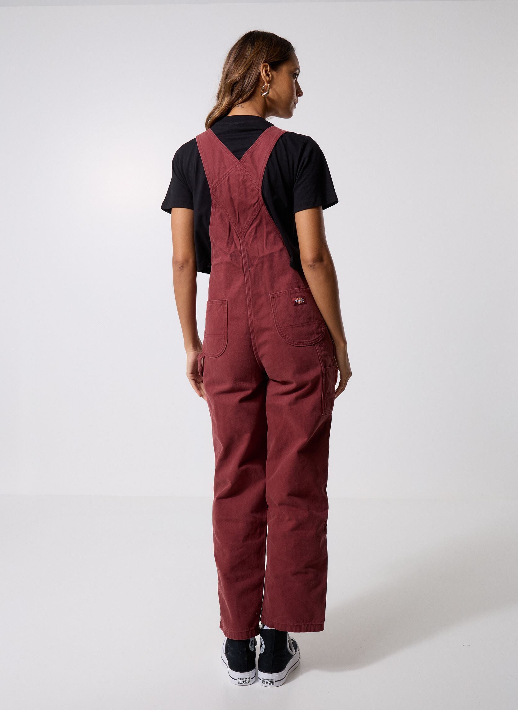 Salopettes Canvas Bib W femme bordeaux Dickies Salopettes Canvas Bib W femme bordeaux ANDORRA