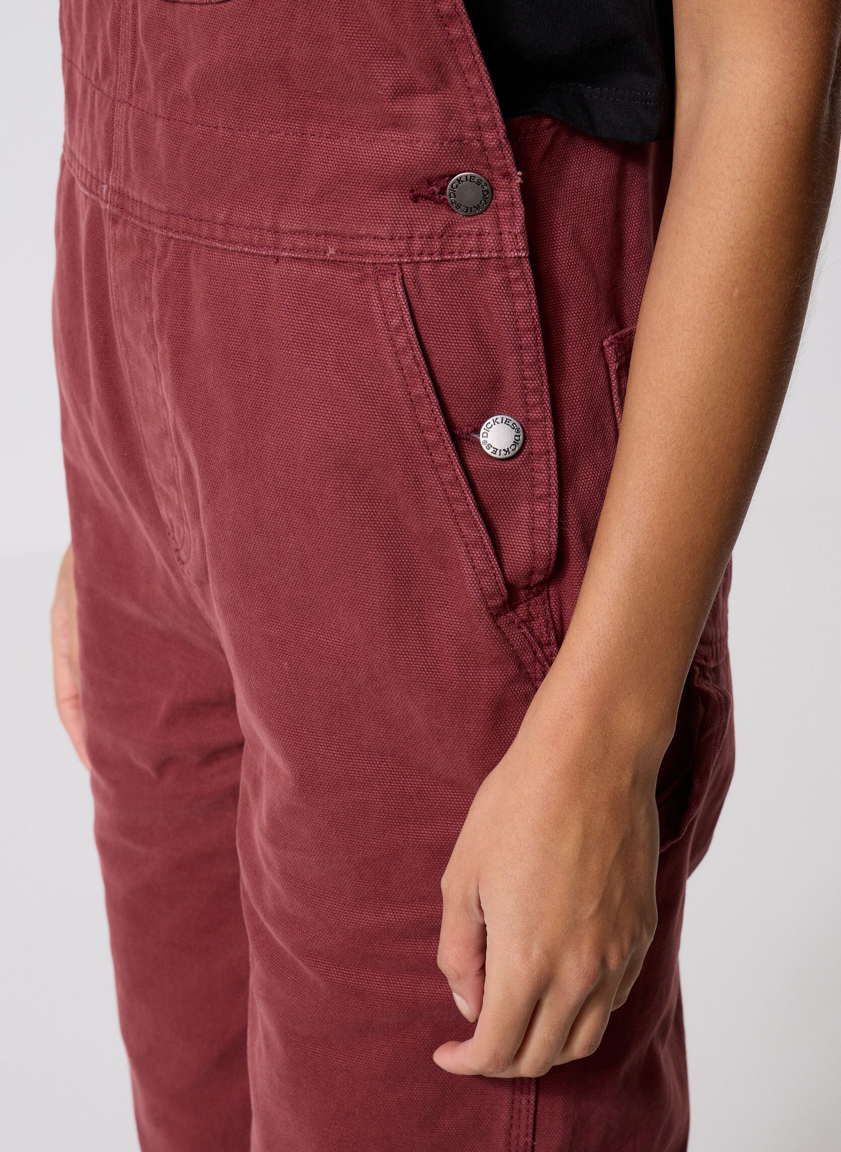 Salopettes Canvas Bib W femme bordeaux Dickies Salopettes Canvas Bib W femme bordeaux ANDORRA