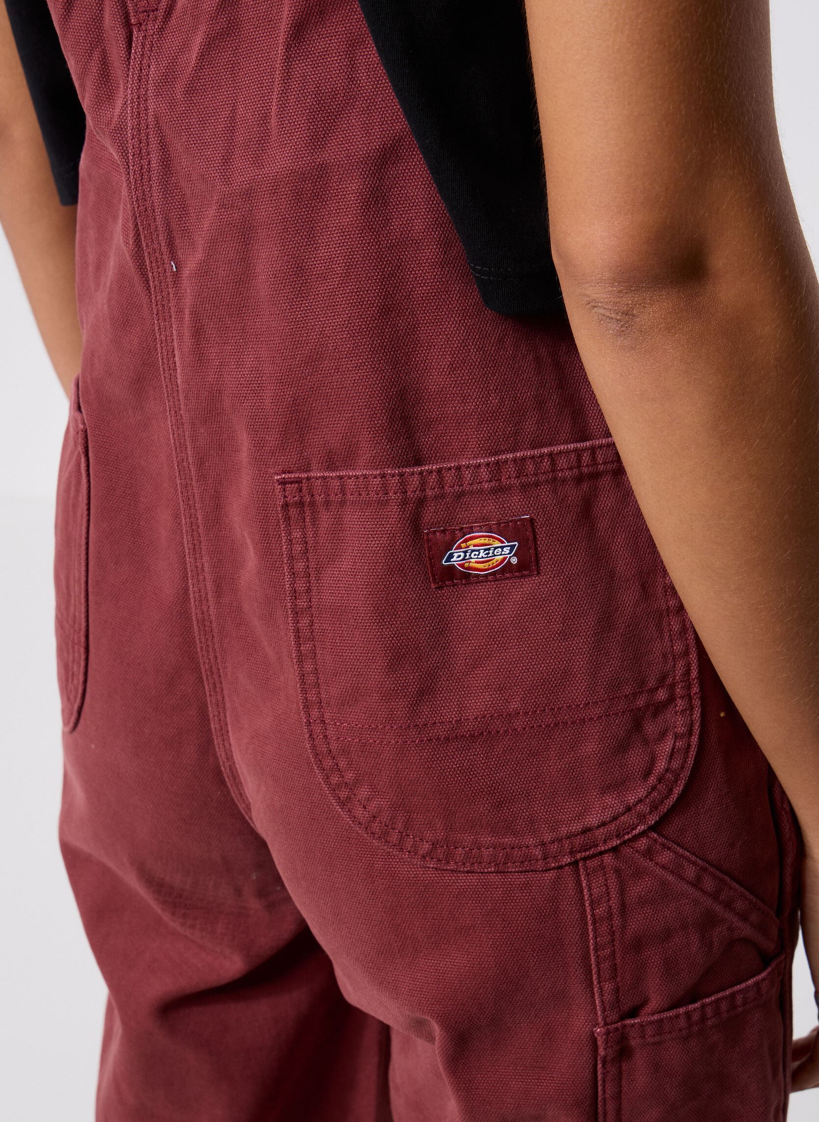 Salopettes Canvas Bib W femme bordeaux Dickies Salopettes Canvas Bib W femme bordeaux ANDORRA