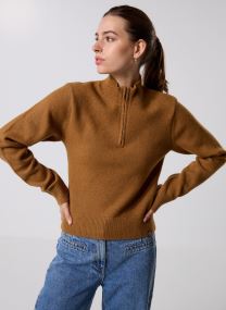 Tee-shirts manches longues Ruston Qz Sweater W femme marron