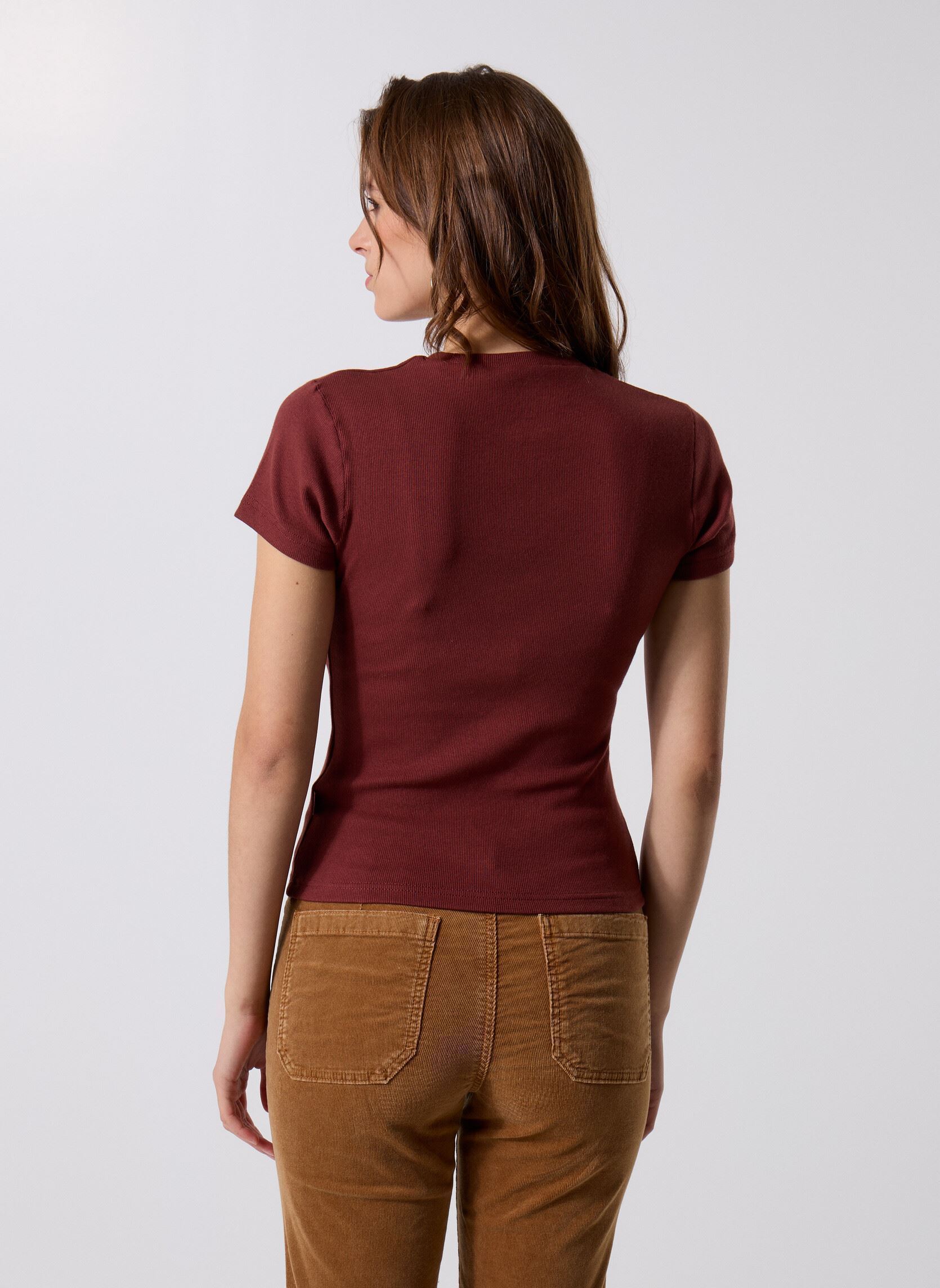 Kurzarm-T-Shirts Gladeville Tee Ss W damen bordeaux Dickies Kurzarm-T-Shirts Gladeville Tee Ss W damen bordeaux ANDORRA
