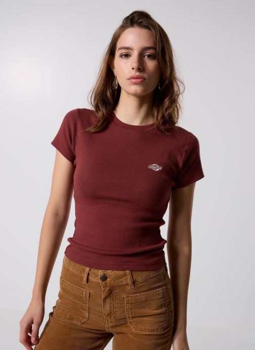 Dickies Tee-shirts manches courtes Gladeville Tee Ss W femme bordeaux