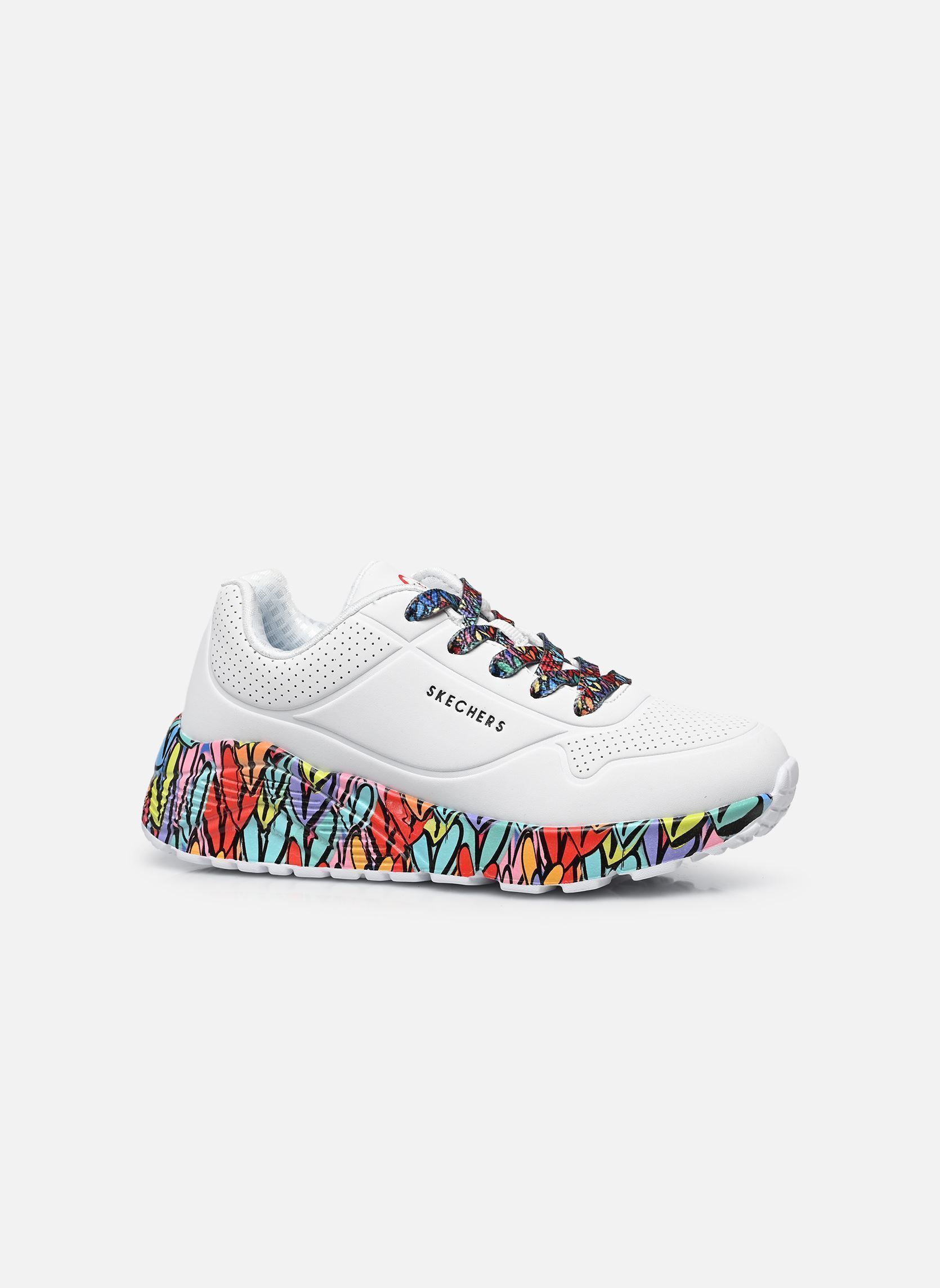 Baskets Uno Lite - Subtle Love Goldcrown fille blanc Skechers Baskets Uno Lite - Subtle Love Goldcrown fille blanc WMLT