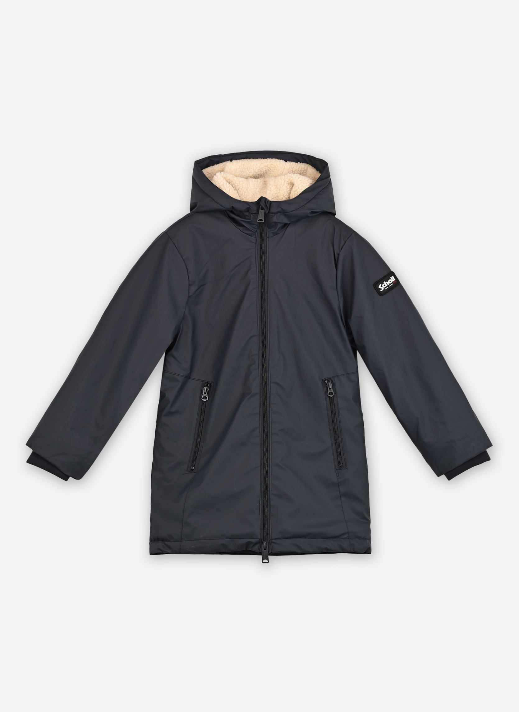 Vêtements Schott Parka Capuche Double Sherpa Kid Schott JACKSONB pour Accessoires - vue 3