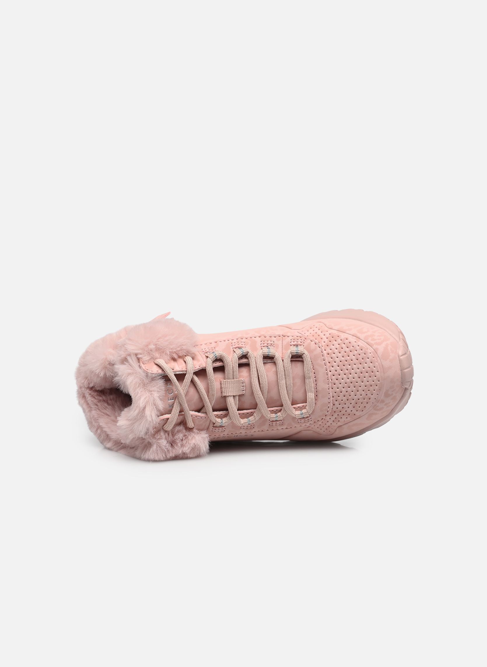 Hoge sneakers Uno Lite - Cozy Leopard meisjes roze Skechers Hoge sneakers Uno Lite - Cozy Leopard meisjes roze BLSH