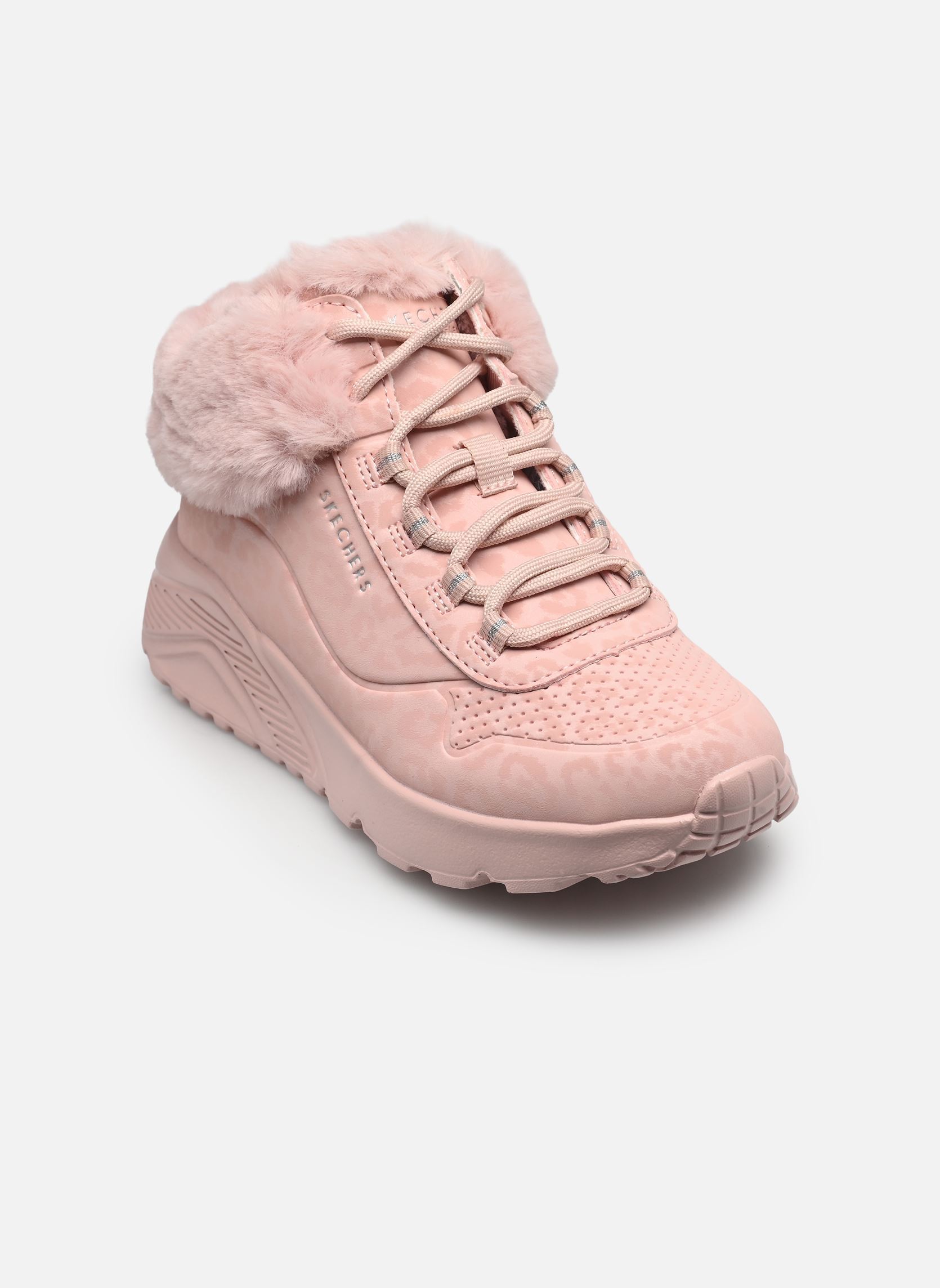 Baskets Skechers Uno Lite Cozy Leopard pour Enfant - vue 2