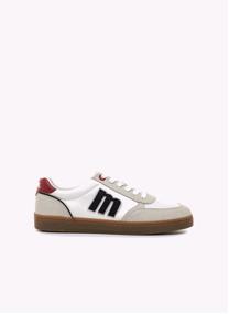Baskets basses Sneakers Homme MTNG NAPOLI blanc homme bleu