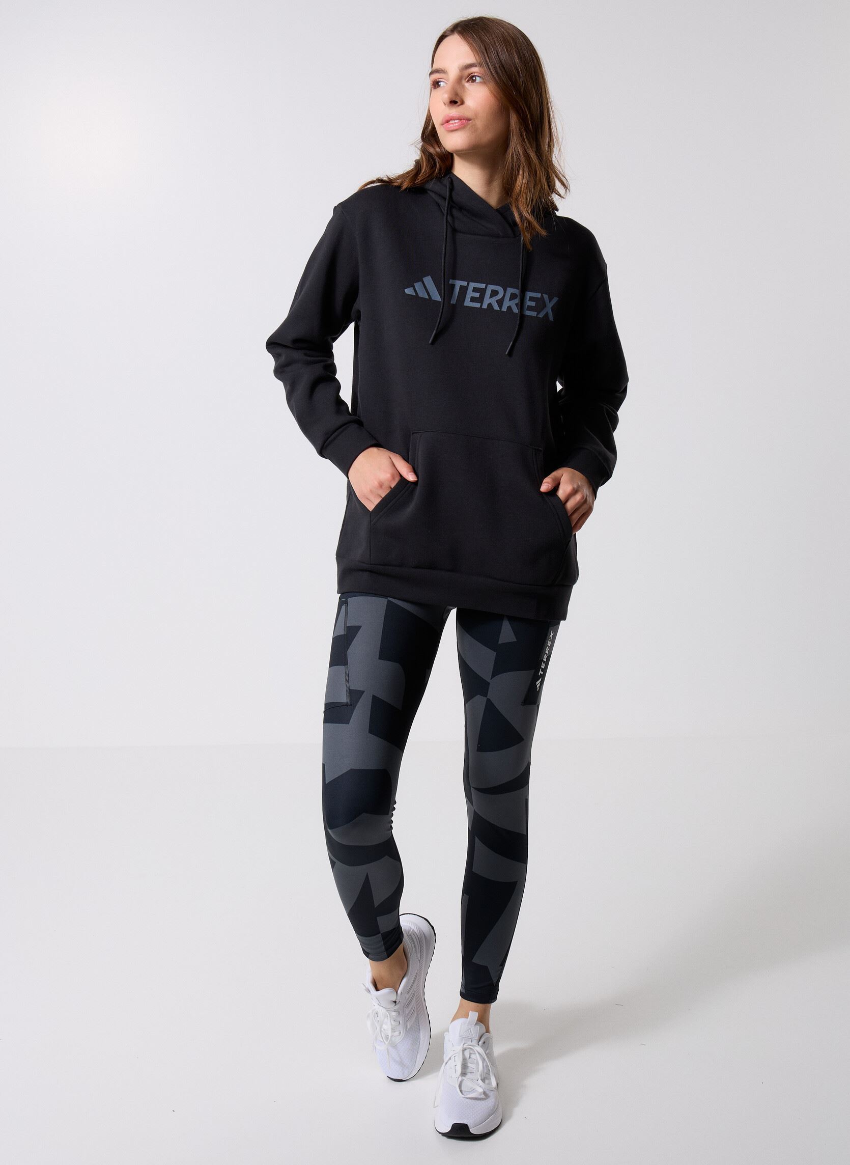 Leggings W Mt Tights Aop femme noir adidas performance Leggings W Mt Tights Aop femme noir Carbon/Black