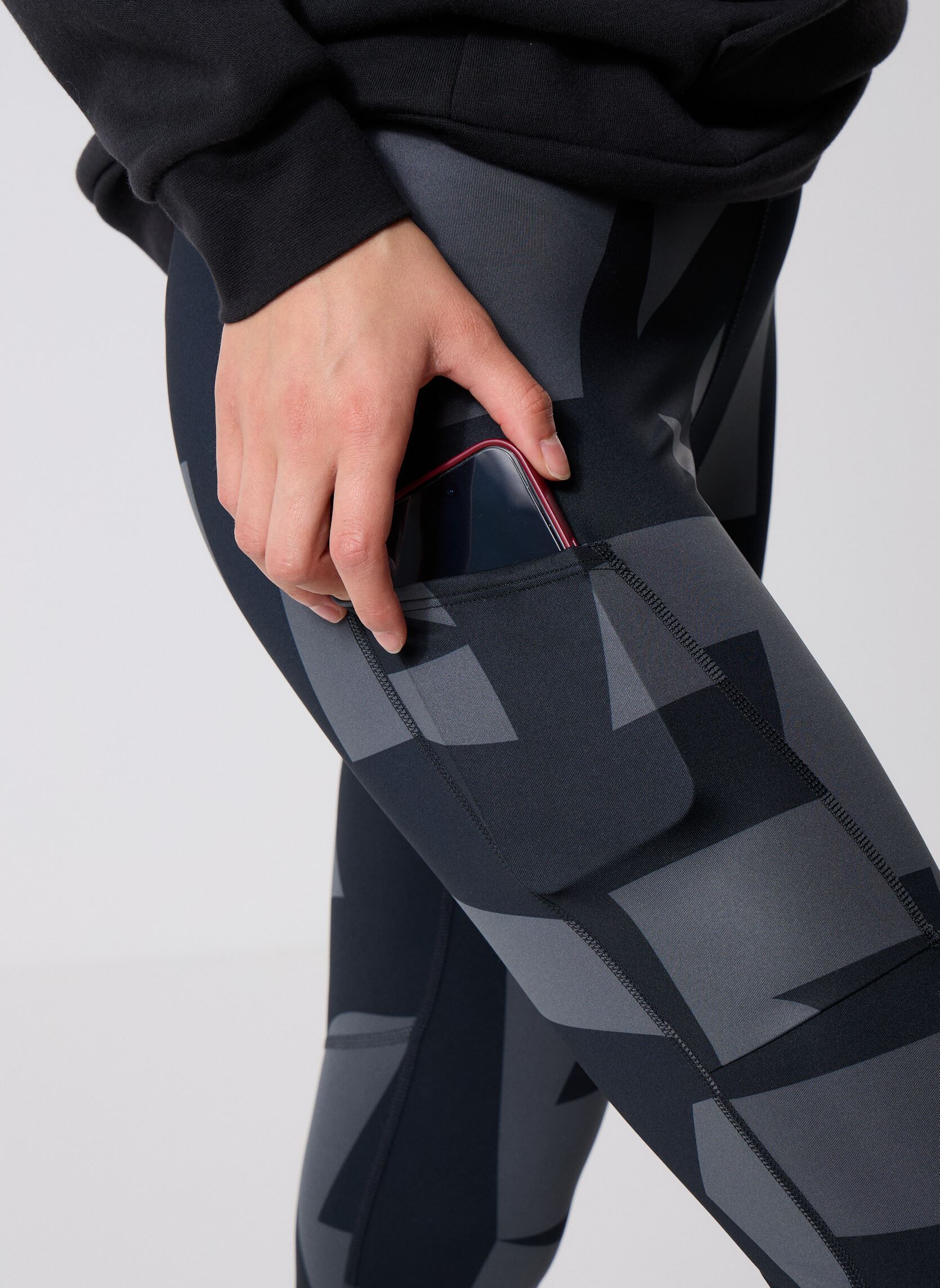 Leggings W Mt Tights Aop femme noir adidas performance Leggings W Mt Tights Aop femme noir Carbon/Black