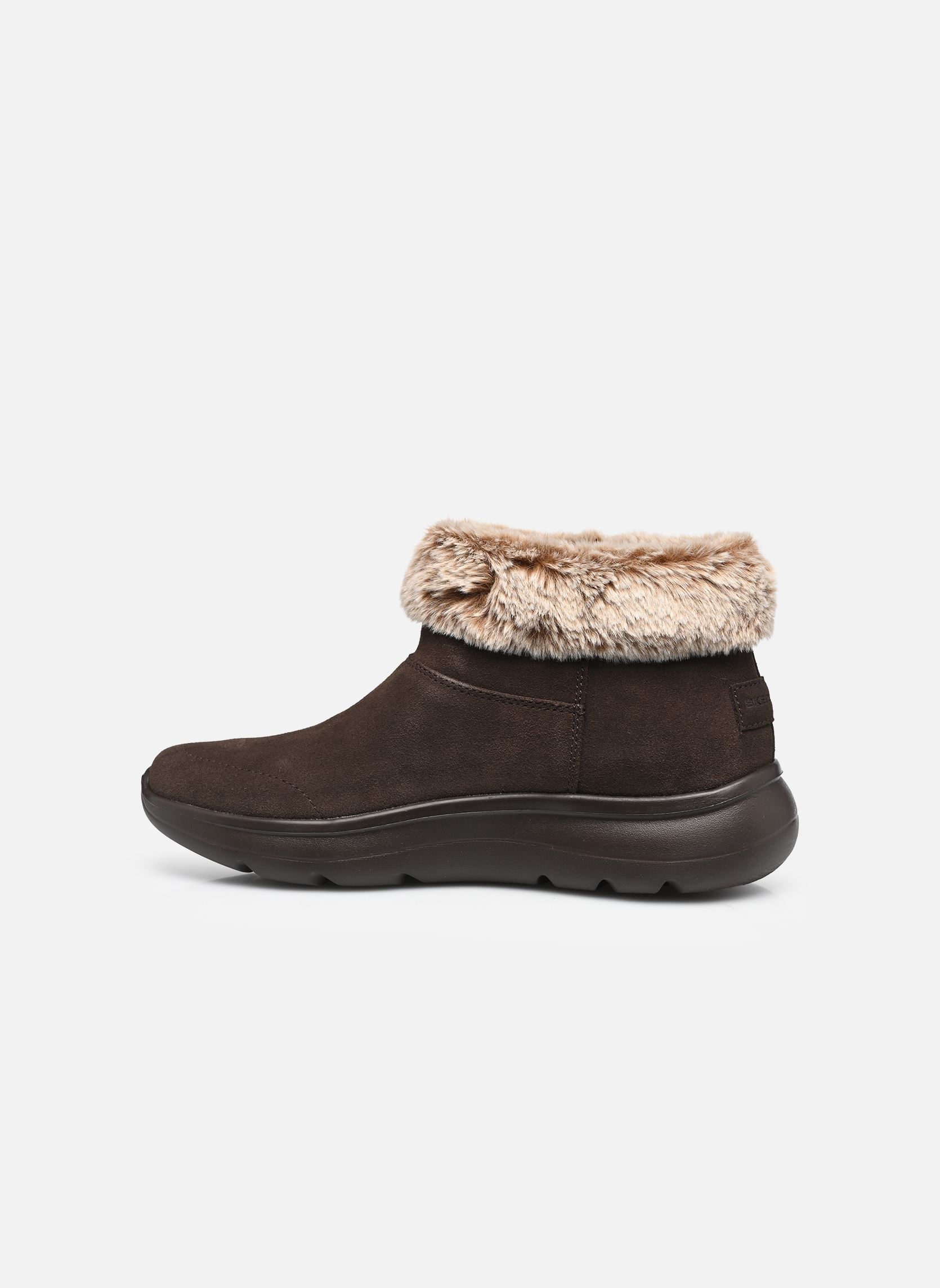 Bottines fourrées On-The-Go Encore - Snow-Cappe femme marron Skechers Bottines fourrées On-The-Go Encore - Snow-Cappe femme marron CHOC