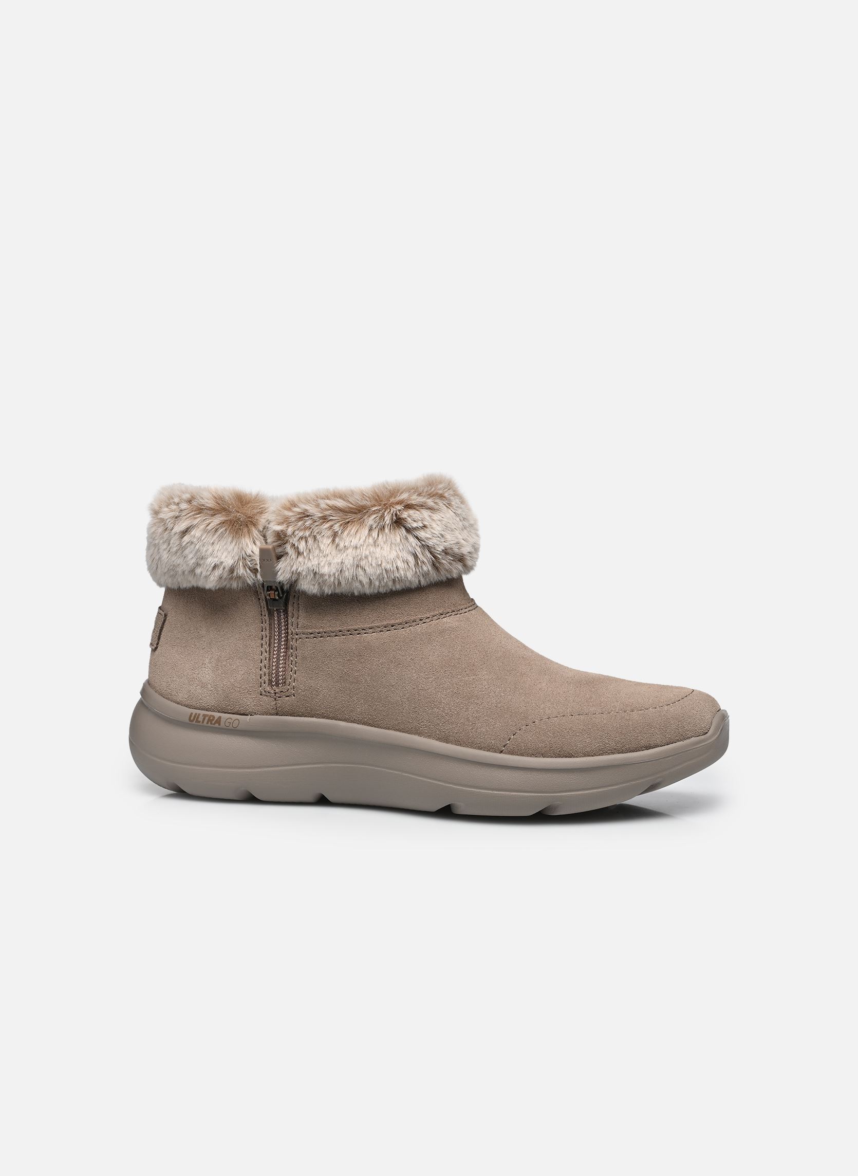 Bottines fourrées On-The-Go Encore - Snow-Cappe femme marron Skechers Bottines fourrées On-The-Go Encore - Snow-Cappe femme marron DKTP