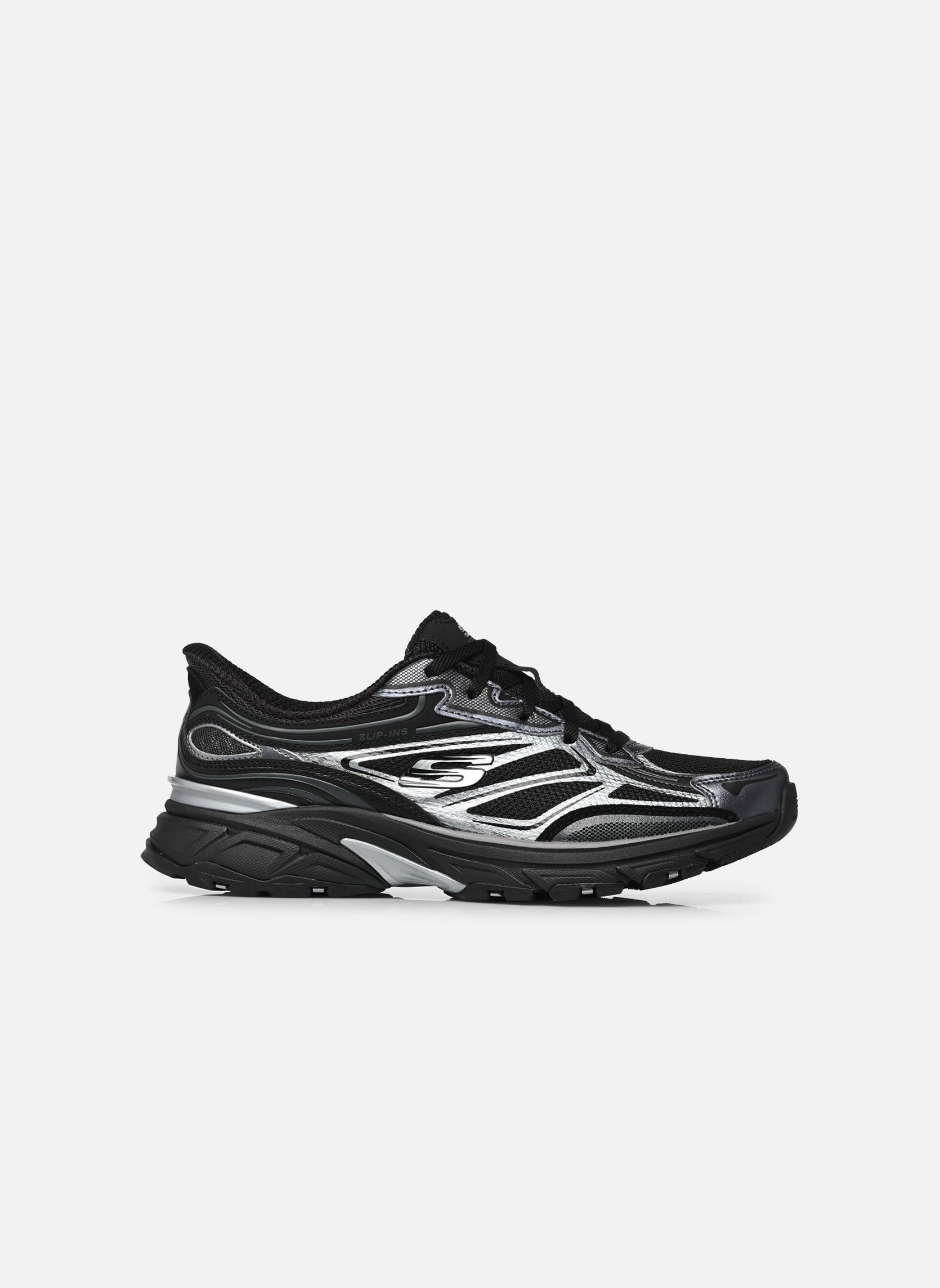 Niedrige Sneaker SLIP-INS - Stamina Sport damen schwarz Skechers Niedrige Sneaker SLIP-INS - Stamina Sport damen schwarz BLK