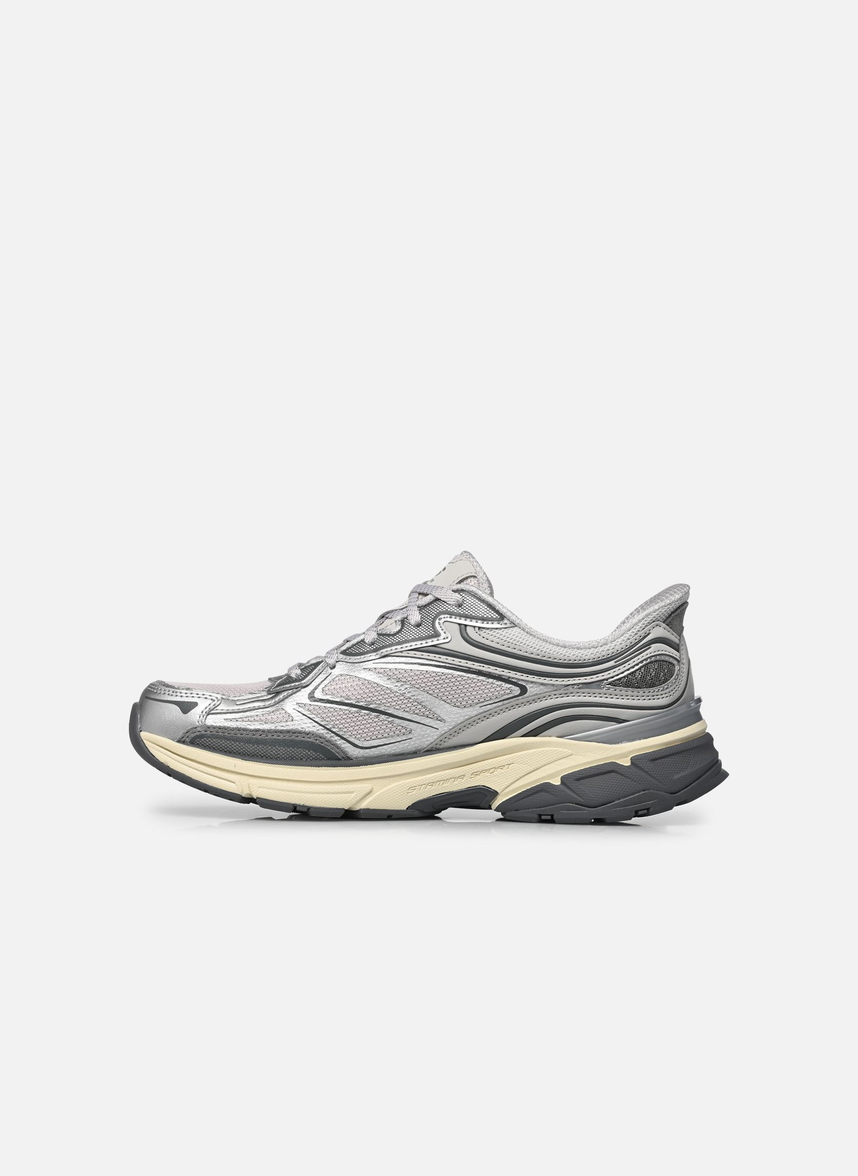 Niedrige Sneaker SLIP-INS - Stamina Sport damen grau Skechers Niedrige Sneaker SLIP-INS - Stamina Sport damen grau SIL