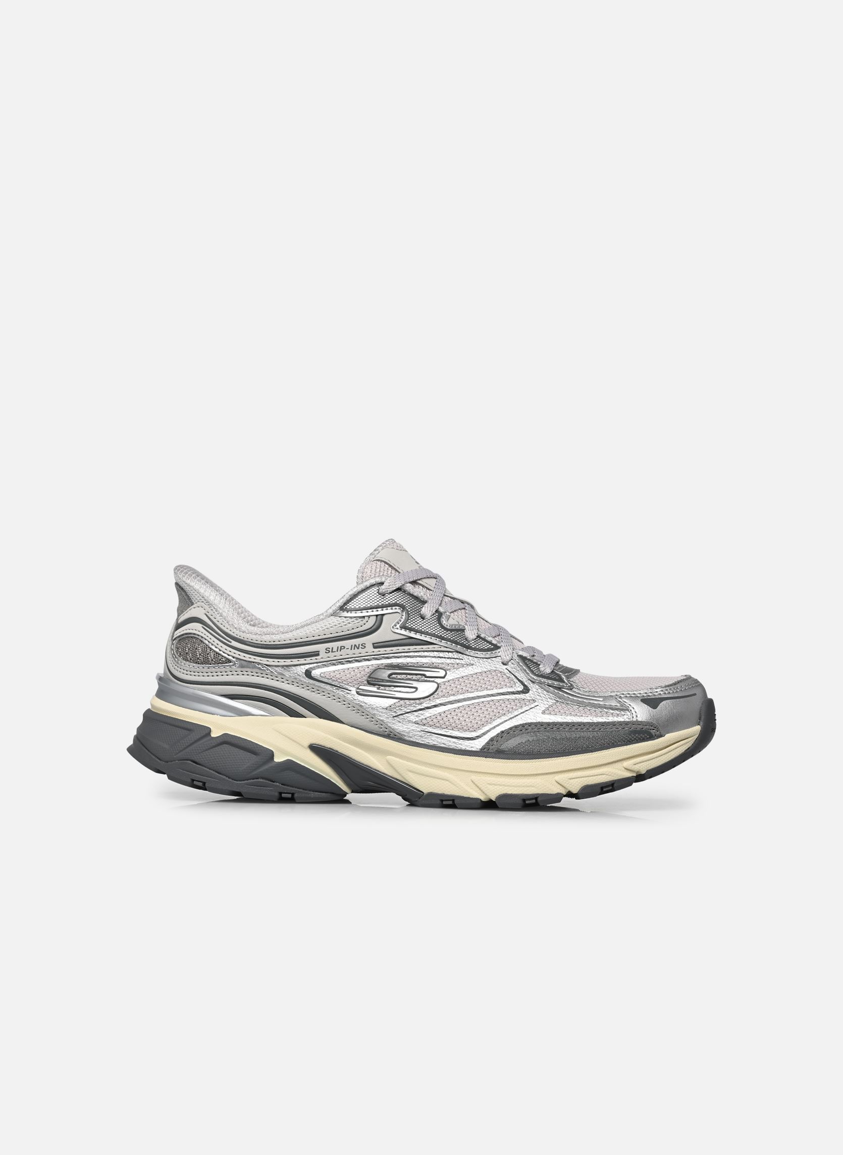 Niedrige Sneaker SLIP-INS - Stamina Sport damen grau Skechers Niedrige Sneaker SLIP-INS - Stamina Sport damen grau SIL