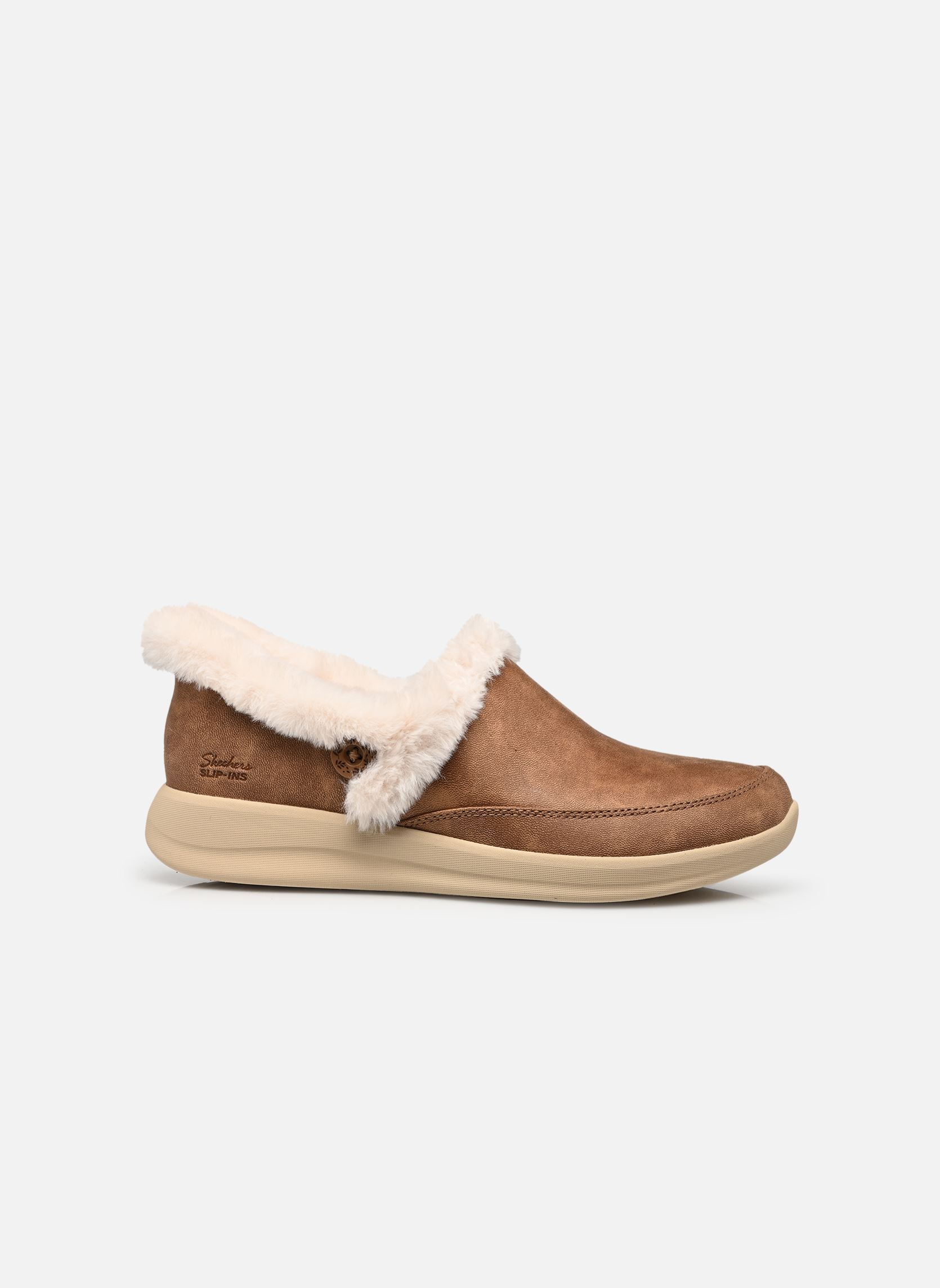 Hausschuhe SLIP-INS - Cozy Escape damen braun Skechers Hausschuhe SLIP-INS - Cozy Escape damen braun CSNT
