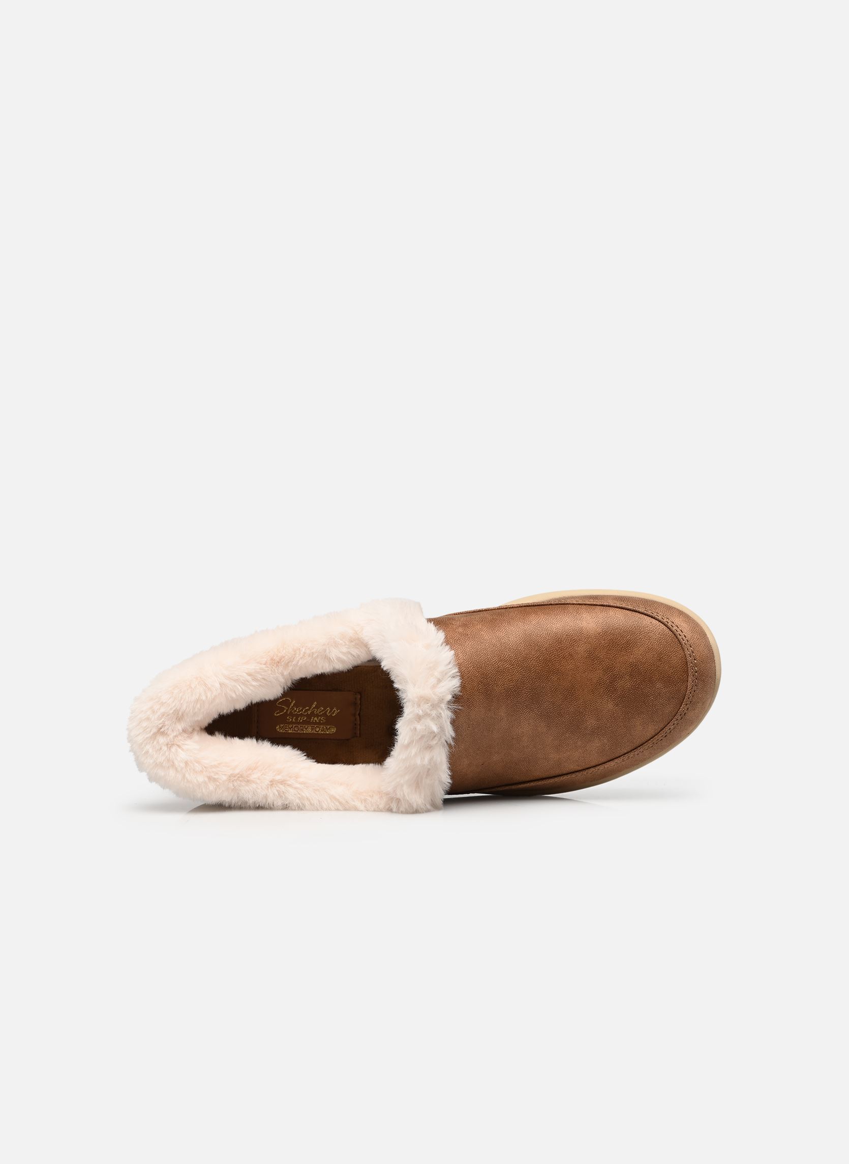 Hausschuhe SLIP-INS - Cozy Escape damen braun Skechers Hausschuhe SLIP-INS - Cozy Escape damen braun CSNT