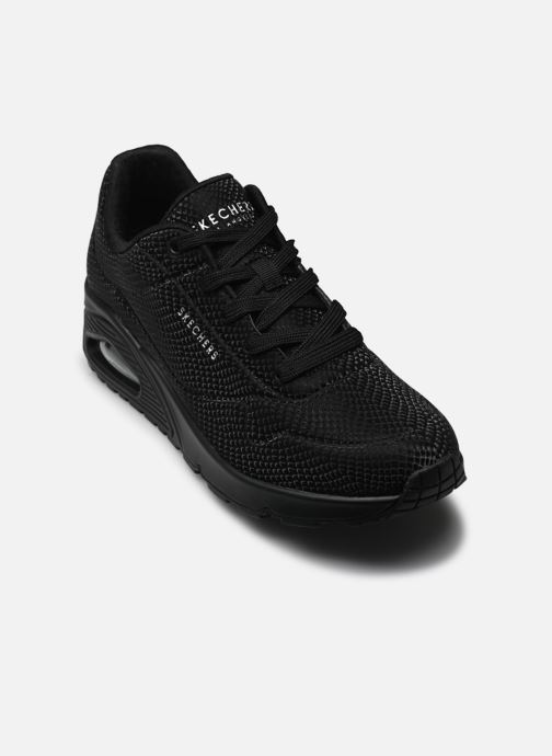 Skechers Baskets Uno - Shiny Scale femme noir