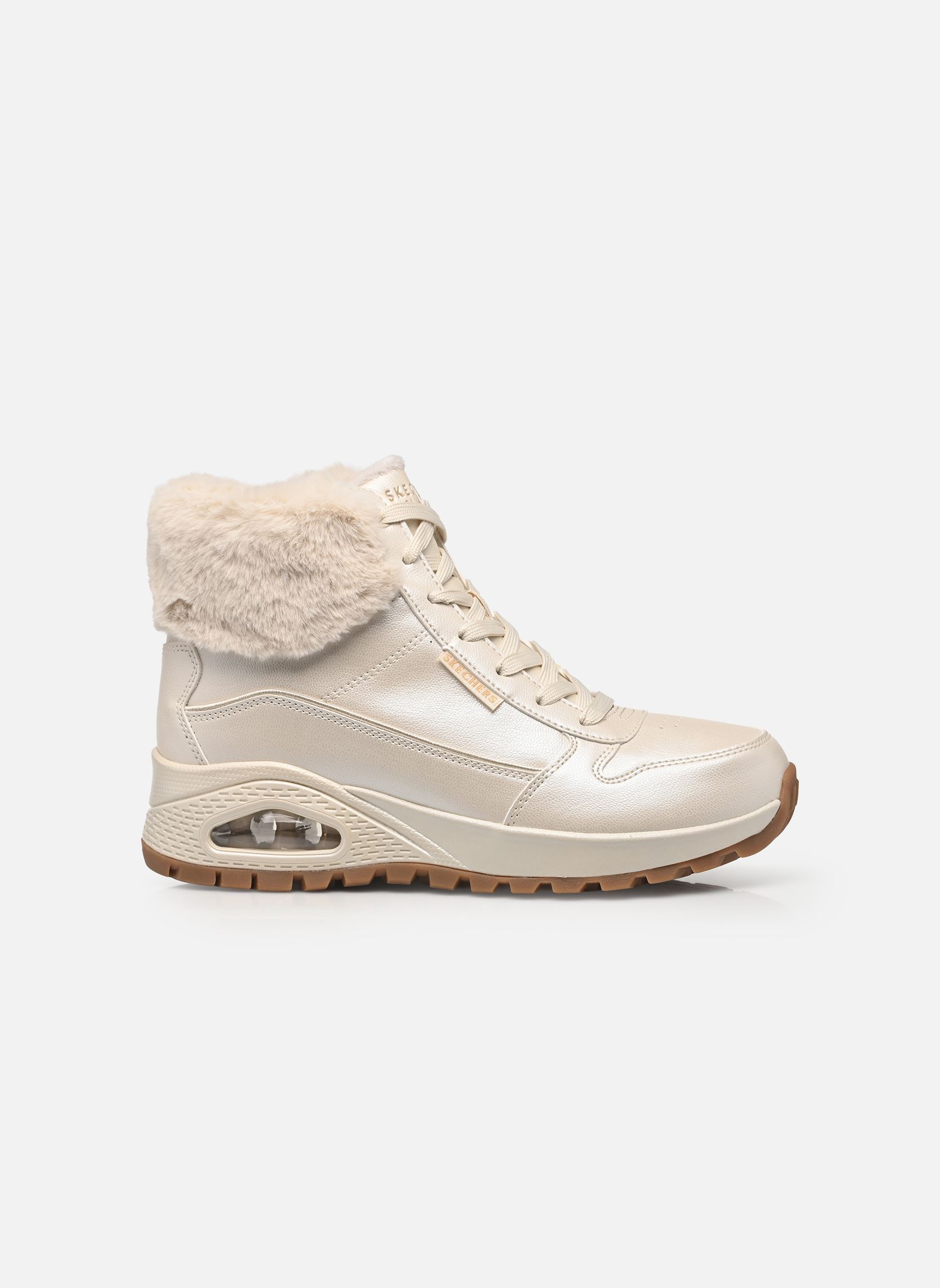 Bottines fourrées Uno Rugged-Galactic Heights femme beige Skechers Bottines fourrées Uno Rugged-Galactic Heights femme beige OFWT