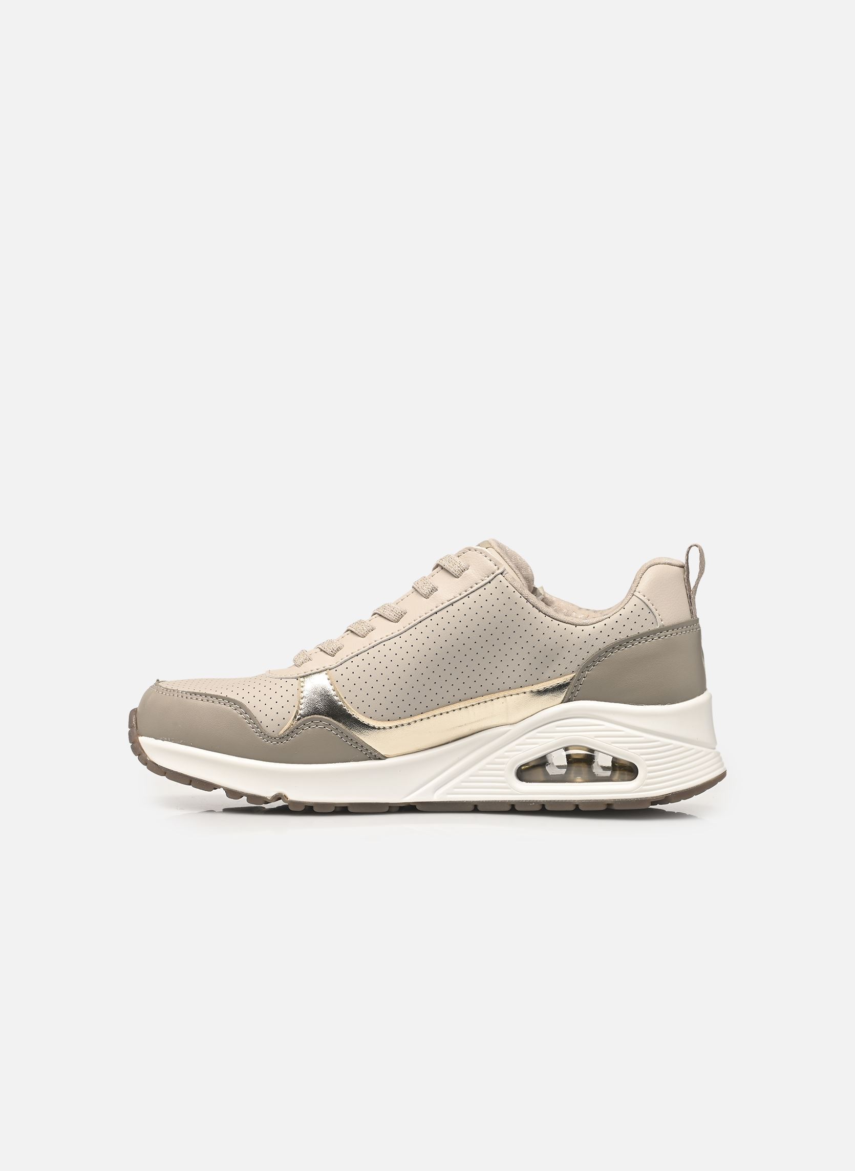 Sneakers Uno- Metallic Sliders dames bruin Skechers Sneakers Uno- Metallic Sliders dames bruin TPE