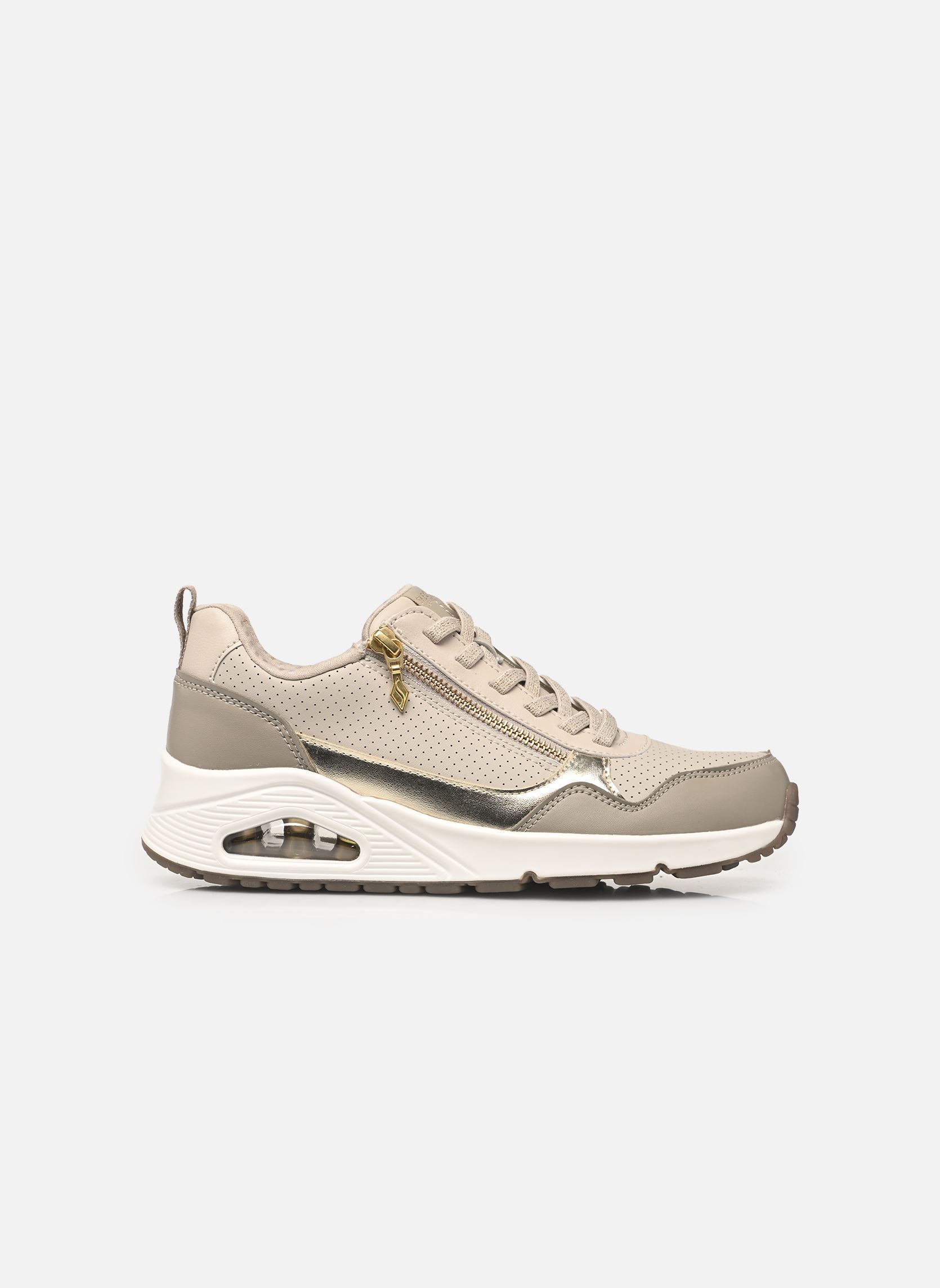 Sneakers Uno- Metallic Sliders dames bruin Skechers Sneakers Uno- Metallic Sliders dames bruin TPE