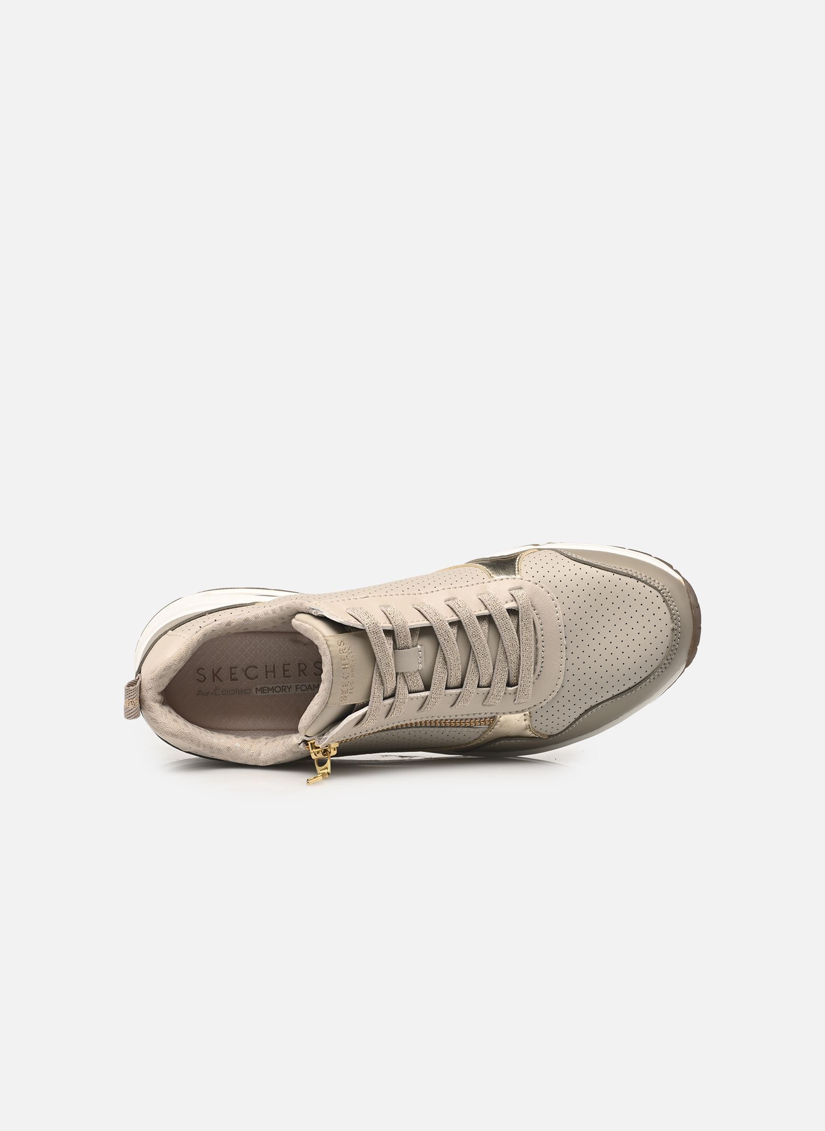 Sneakers Uno- Metallic Sliders dames bruin Skechers Sneakers Uno- Metallic Sliders dames bruin TPE